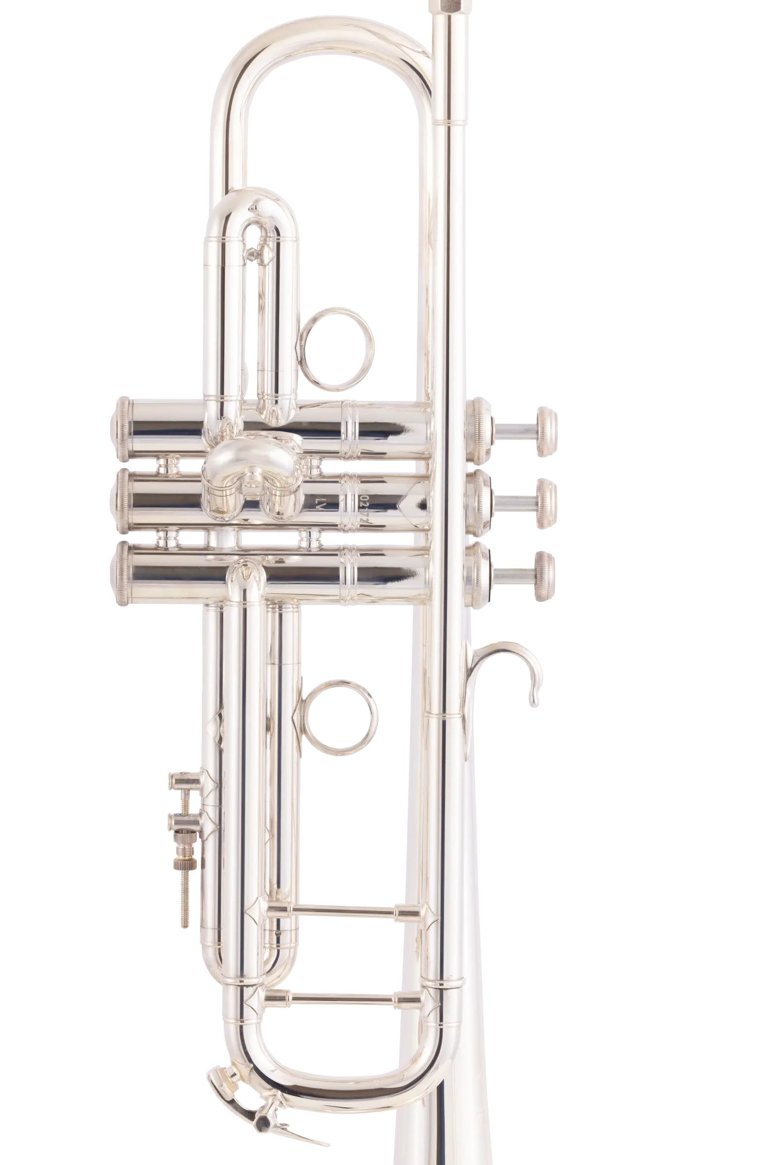 190SL65GV Bach Professional Trumpet - zoomed in