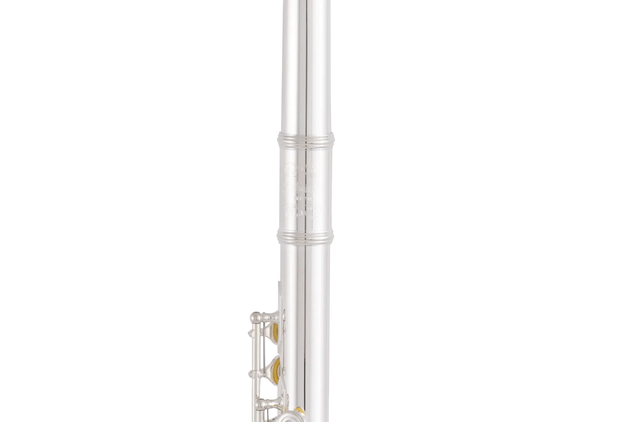 SFL201 Selmer Student Flute - zoomed in