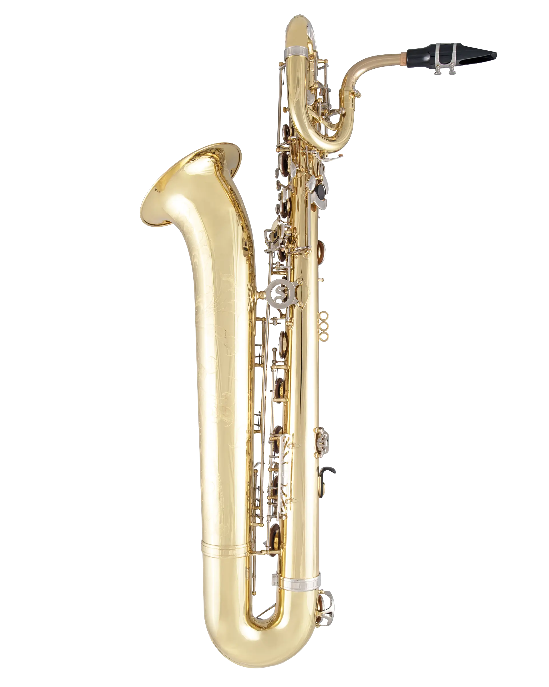SBS311 Selmer Student BaritoneSaxophone B - zoomed in