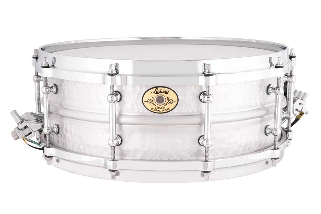 LCS514AKTD Ludwig Concert 5x14 Snare Drum Hammered Aluminum