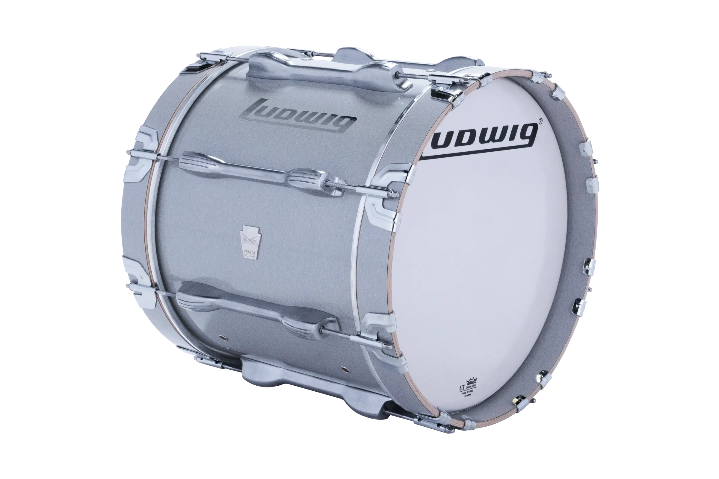 LU2MB16ACG Ludwig 14X16 ULT2 BASS DRUM GRAY - zoomed in