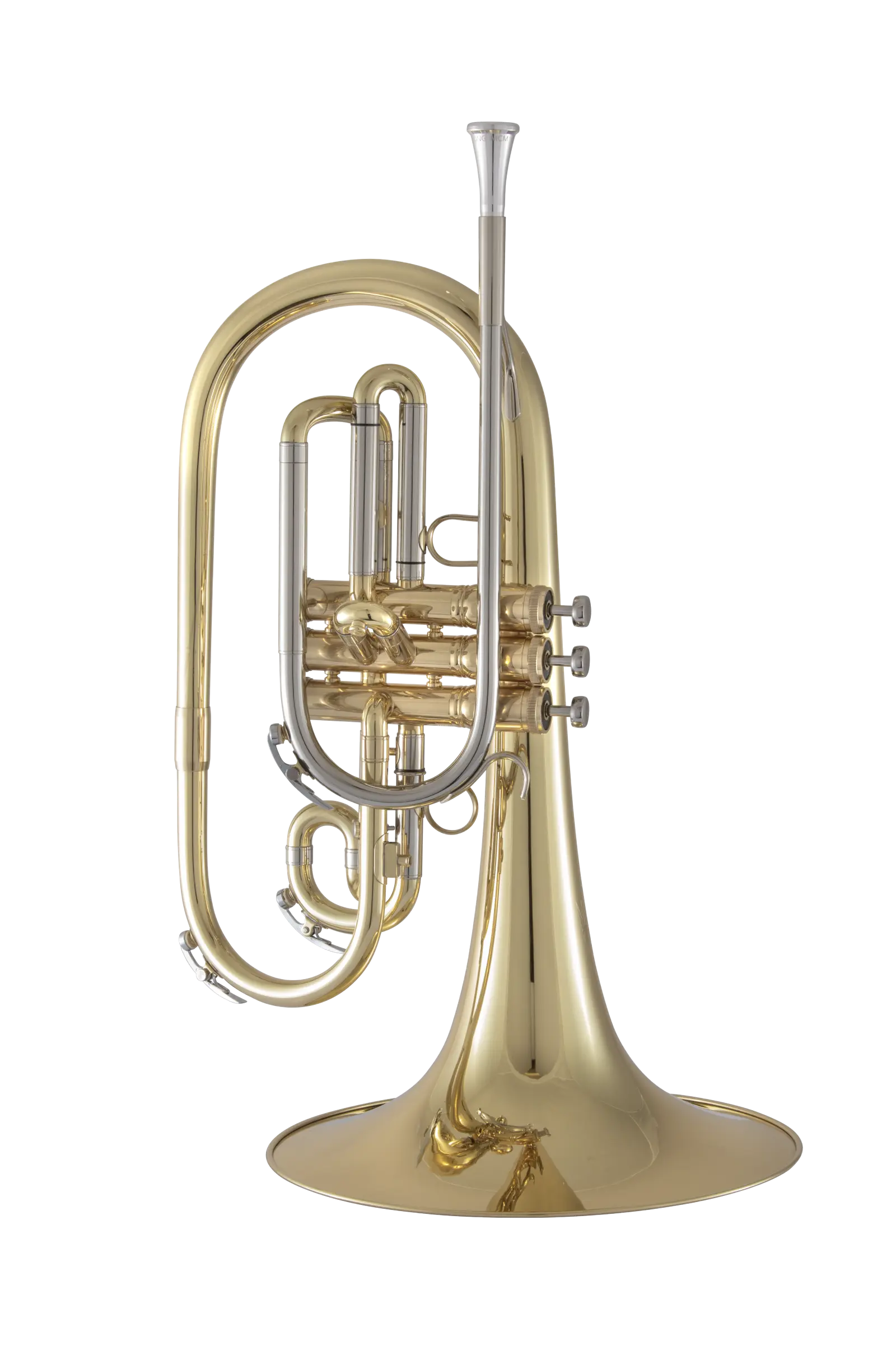 KMP611 King Standard Stepup Mellophone - zoomed in
