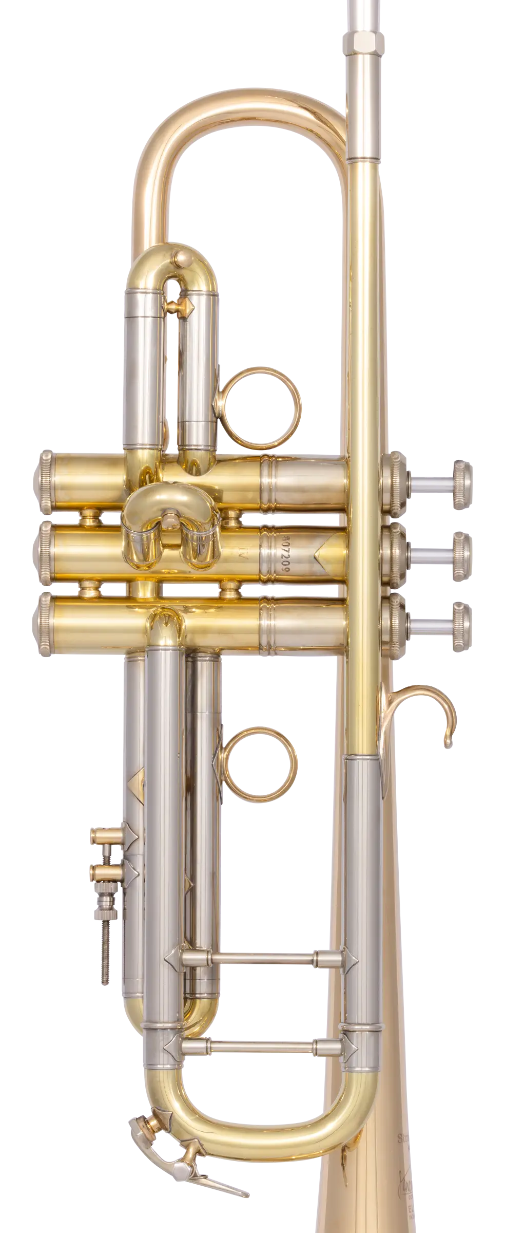 190L65GVU Bach Professional Trumpet - zoomed in