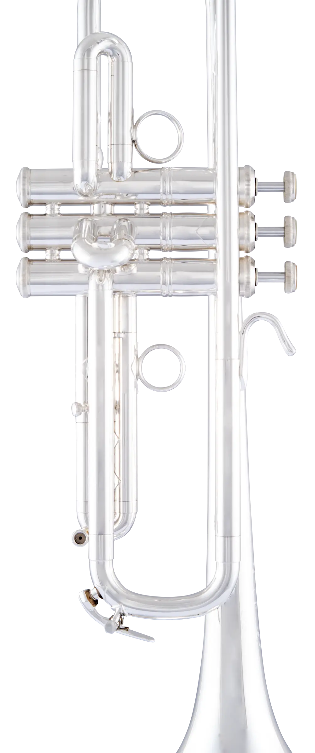 LT190SL1B Bach Silver Plate Trumpet In Fr Vr Xcu - zoomed in