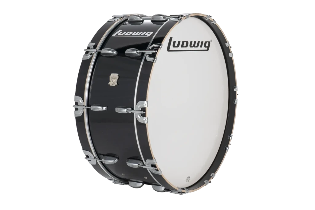 LUSB26PB Ludwig 10x26 Ultimate Scotch Bass Black