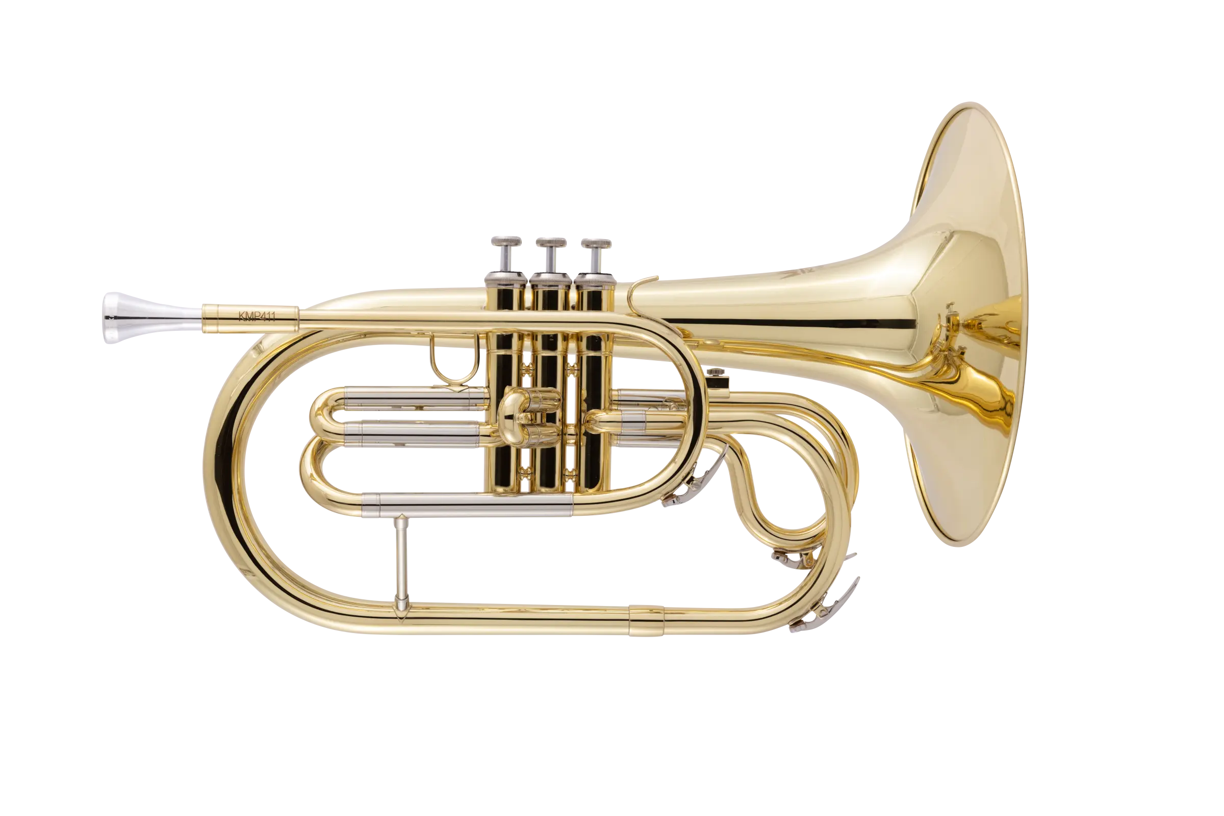 KMP411 King Intermediate Mellophone - zoomed in