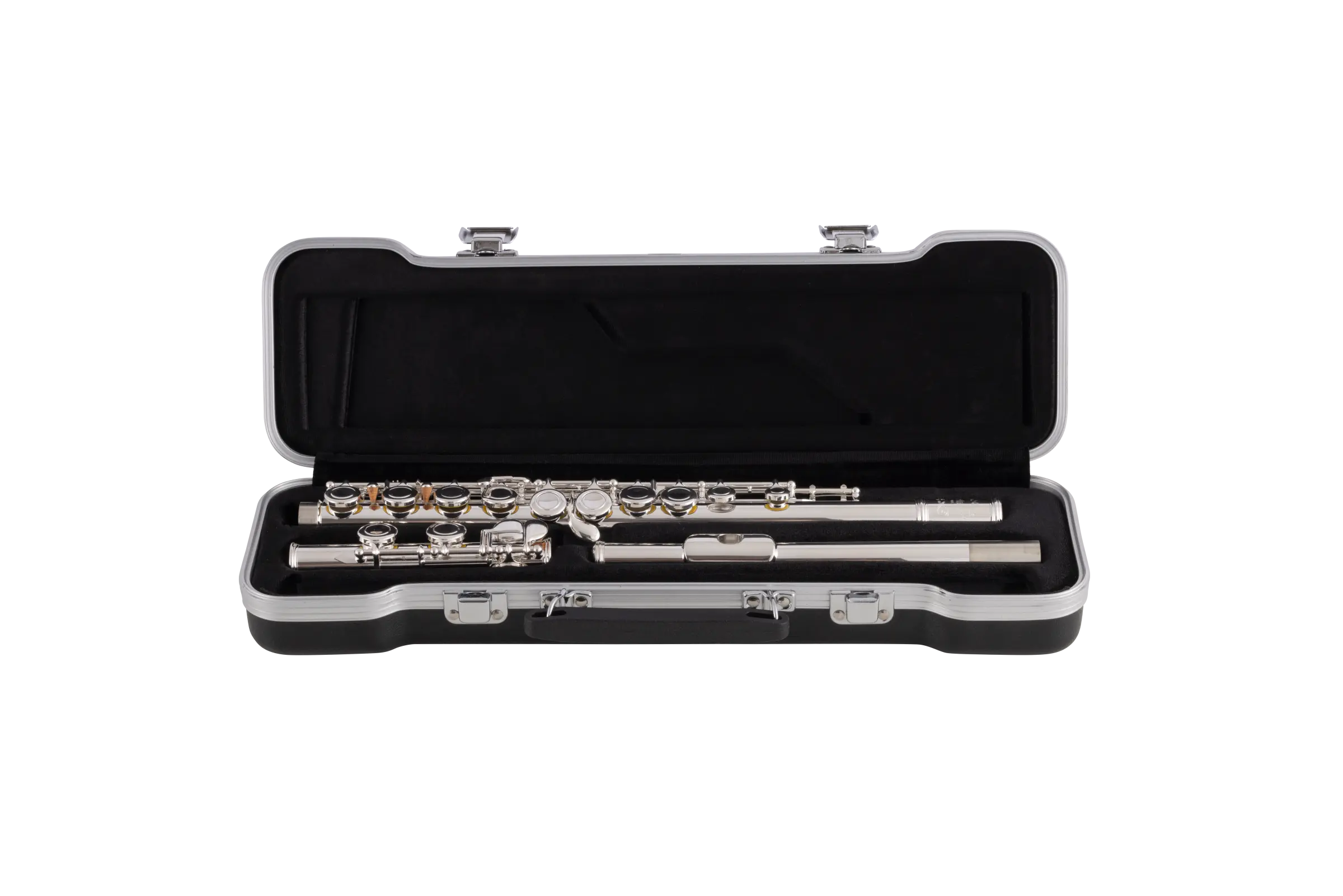 SFL201 Selmer Student Flute - zoomed in