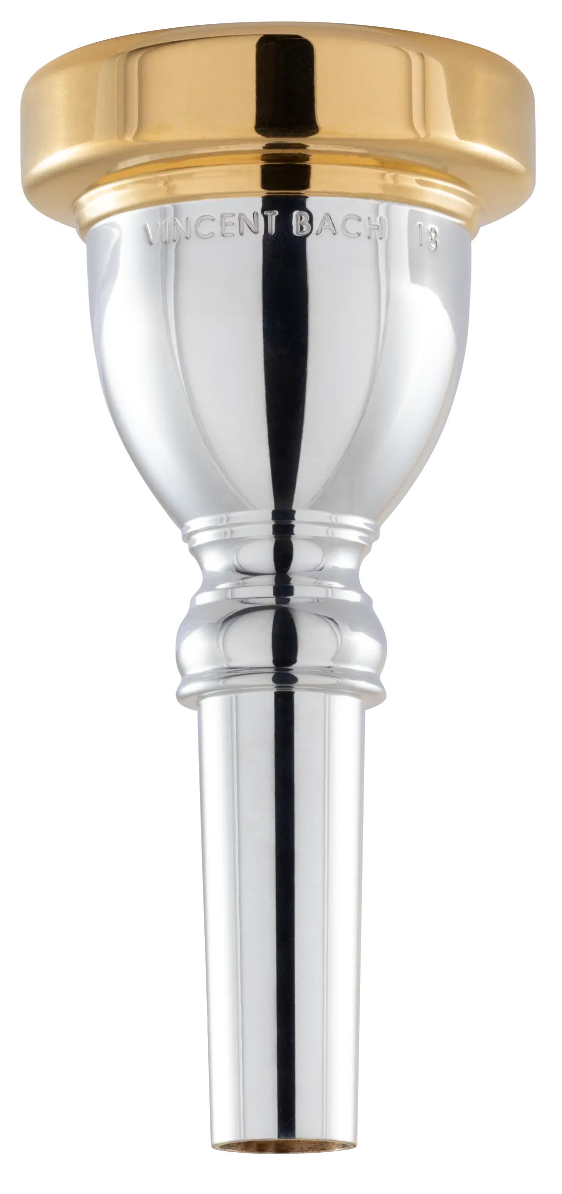 33518GR Bach Accessory Gold Rimmed Tuba Mouthpiece Ac Fr Vr Fs - zoomed in