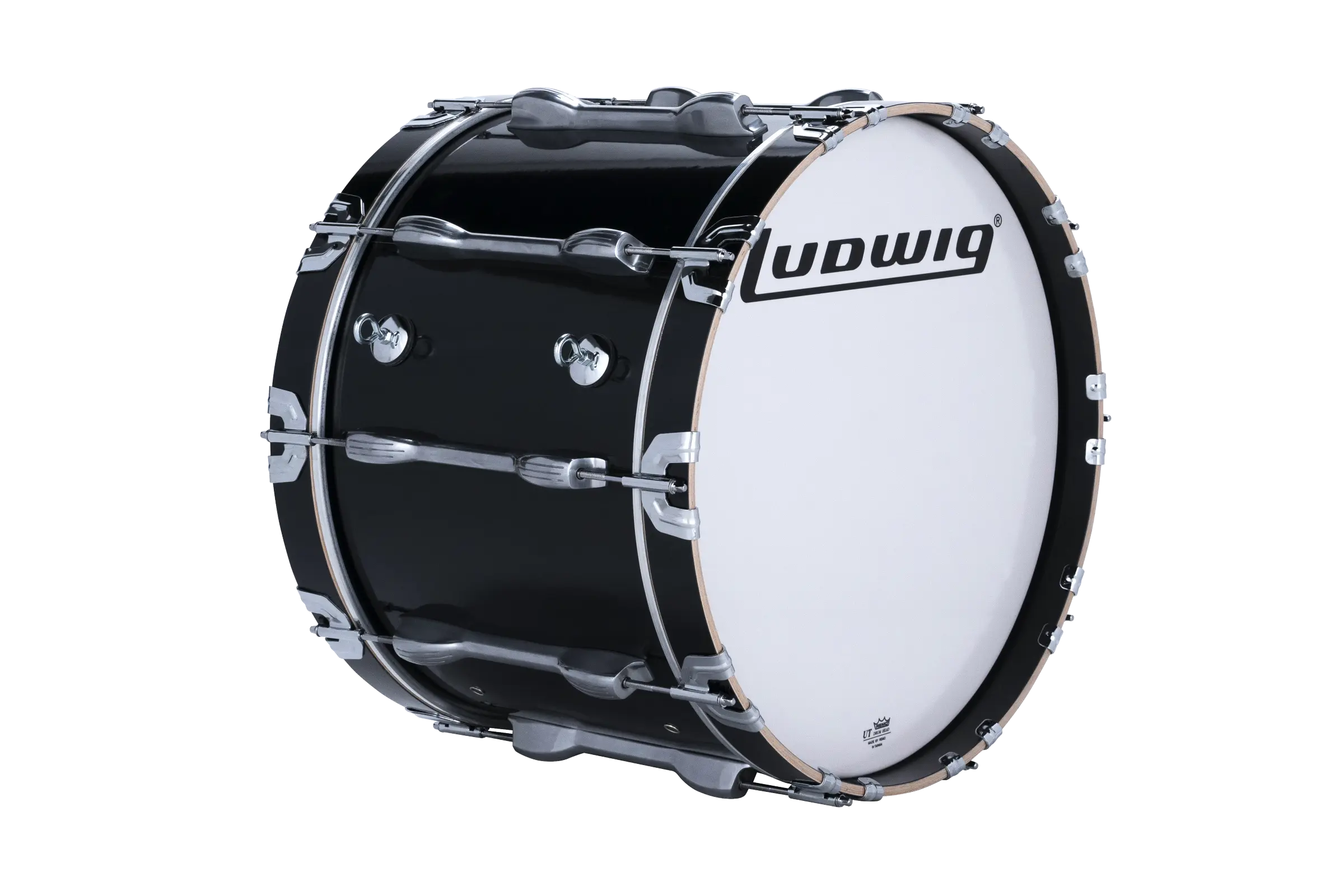 LU2MB20ACB Ludwig 14X20 ULT2 BASS DRUM BLACK - zoomed in