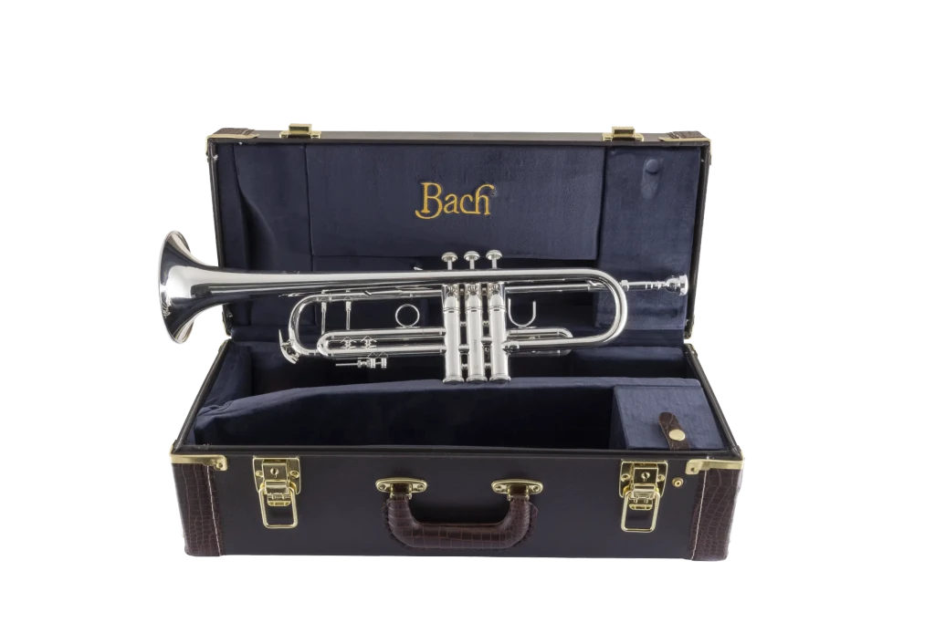 180S43 Bach Professional Silver Trumpet Ic Fr Hz Fs