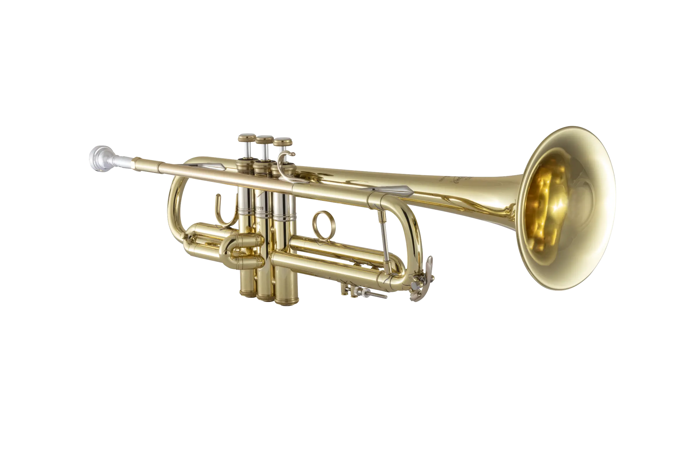 19072V Bach Professional Trumpet - zoomed in