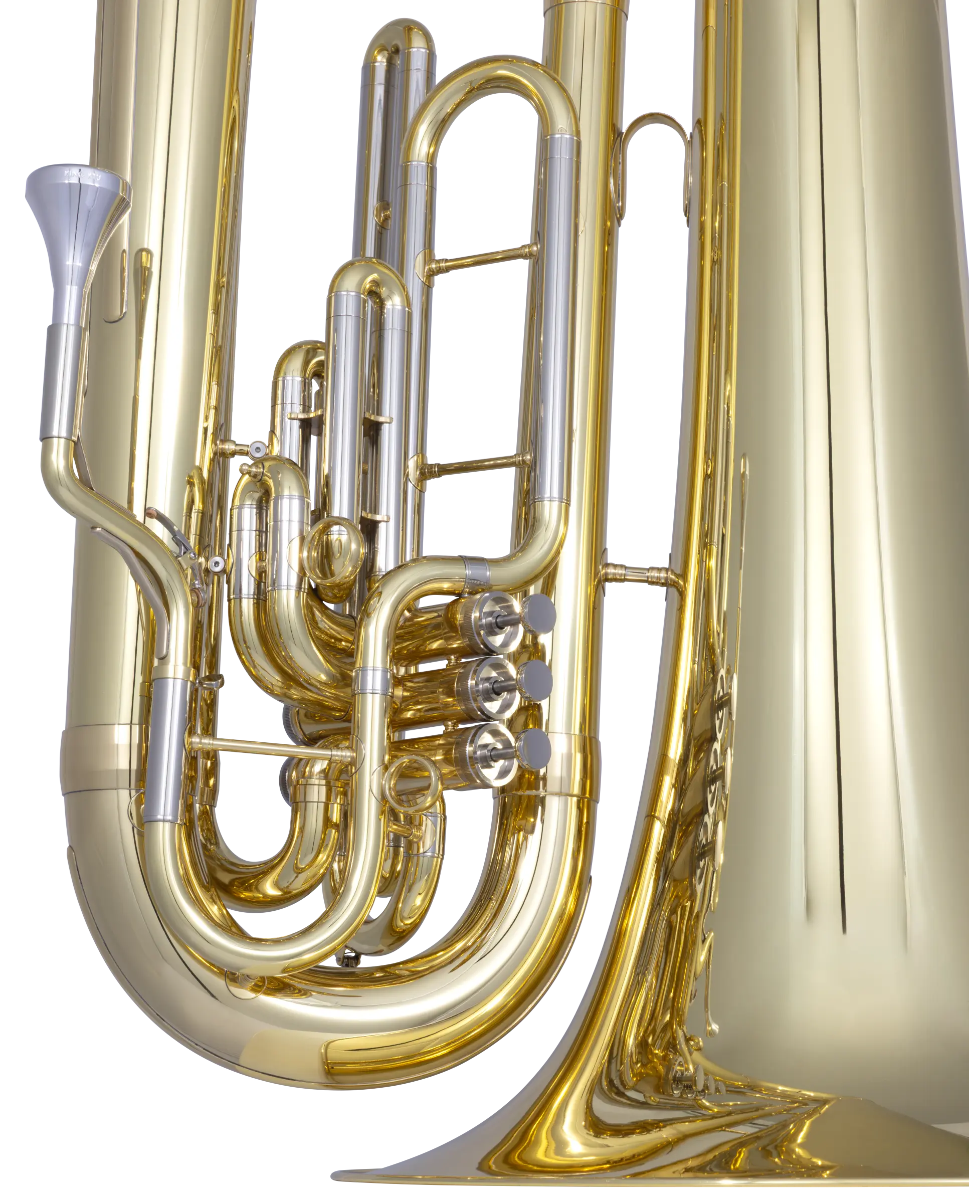 KMT611 King Advanced Marching Tuba - zoomed in