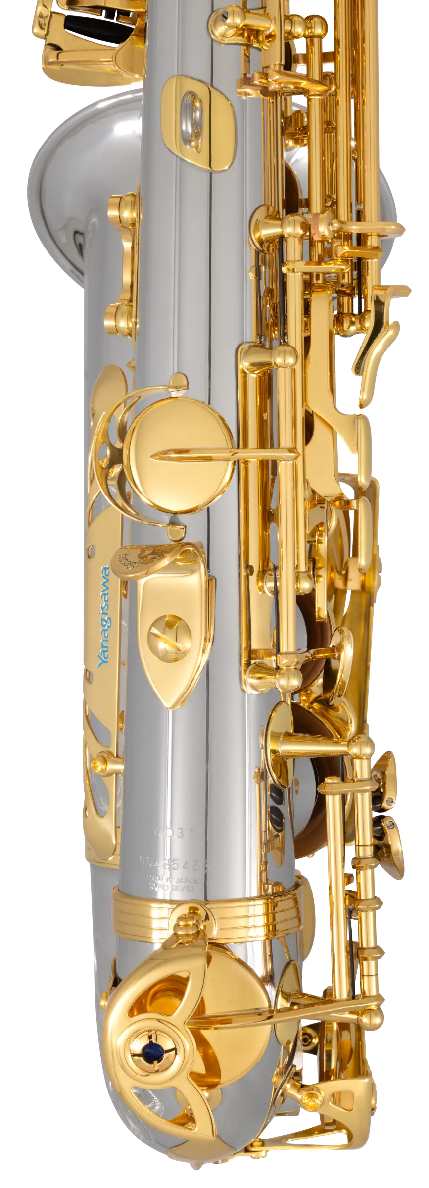 AW037 Yanagisawa Professional Alto Saxophone - zoomed in