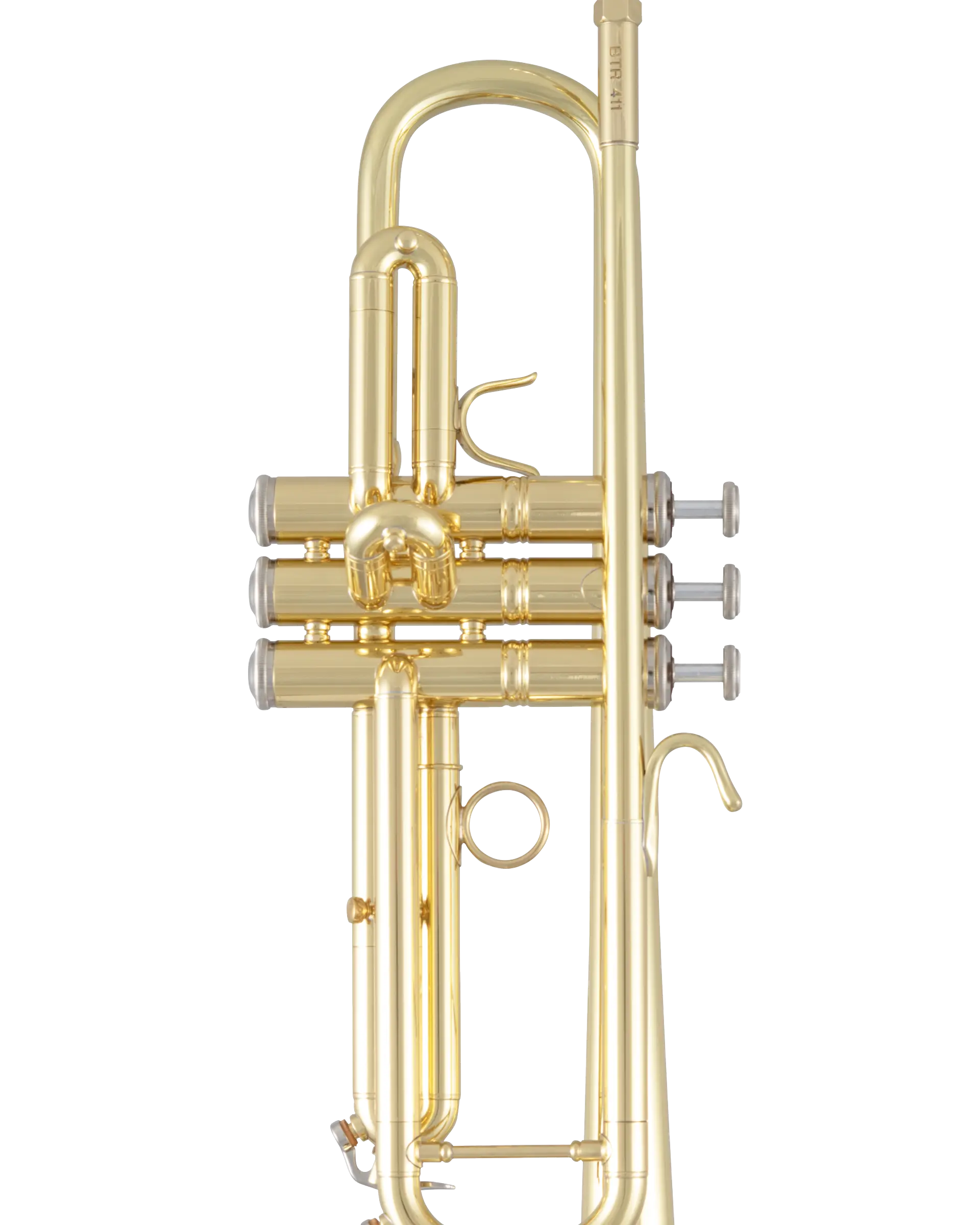 BTR411 Bach Intermediate Trumpet E - zoomed in