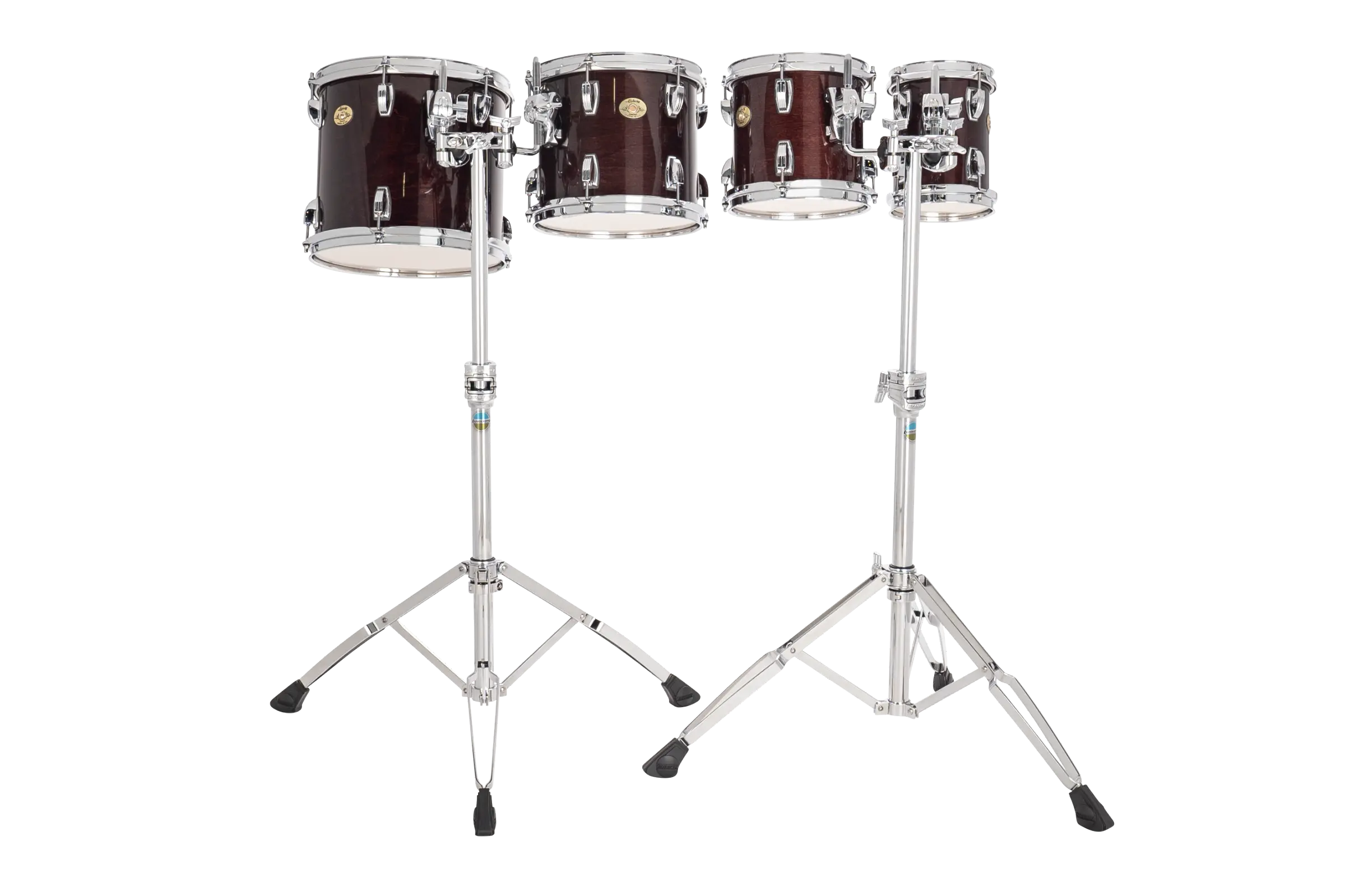 LECTD62TRM Ludwig Double Head Concert Toms High Range Mahogany A - zoomed in