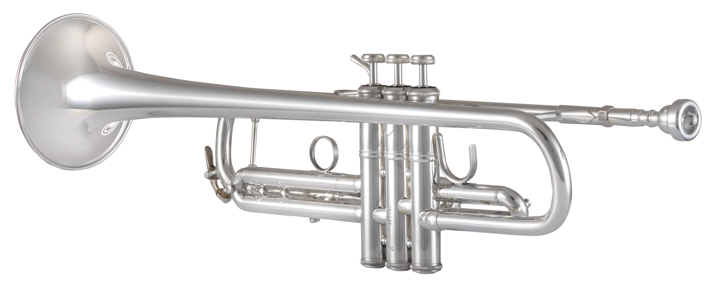 170S43GY Bach Standard Professional BflatTrumpet - zoomed in