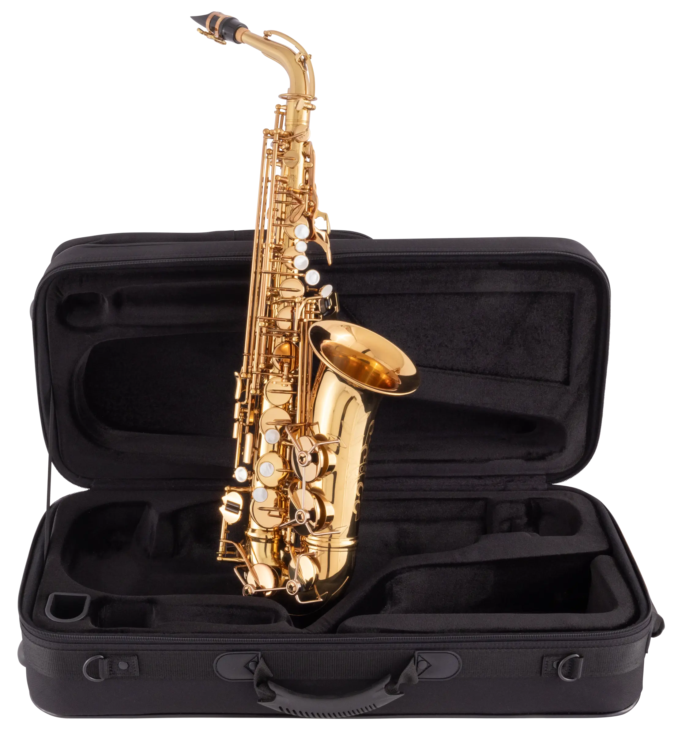 CAS411DL Conn Intermediate AltoSaxophone - zoomed in