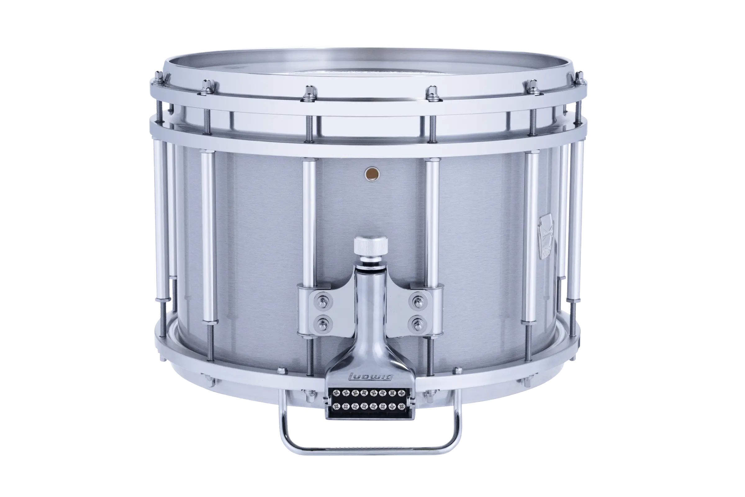 LU2MS04ACG Ludwig 10X14 ULT2 SNARE DRUM GRAY - zoomed in
