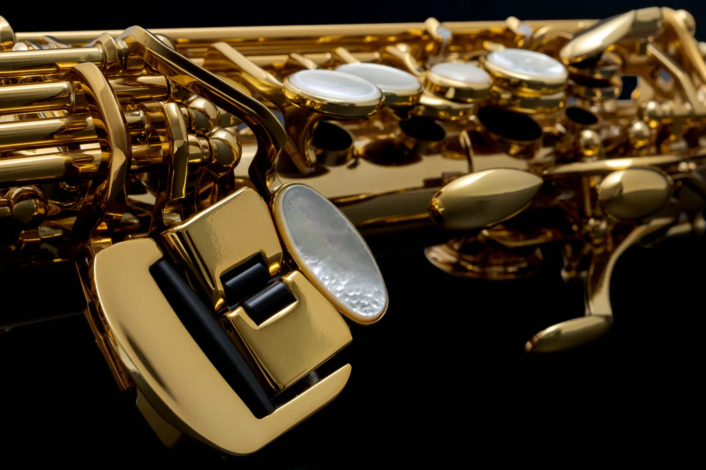 81SIG Henri SELMER Paris Signature Professional Soprano Saxophone - zoomed in