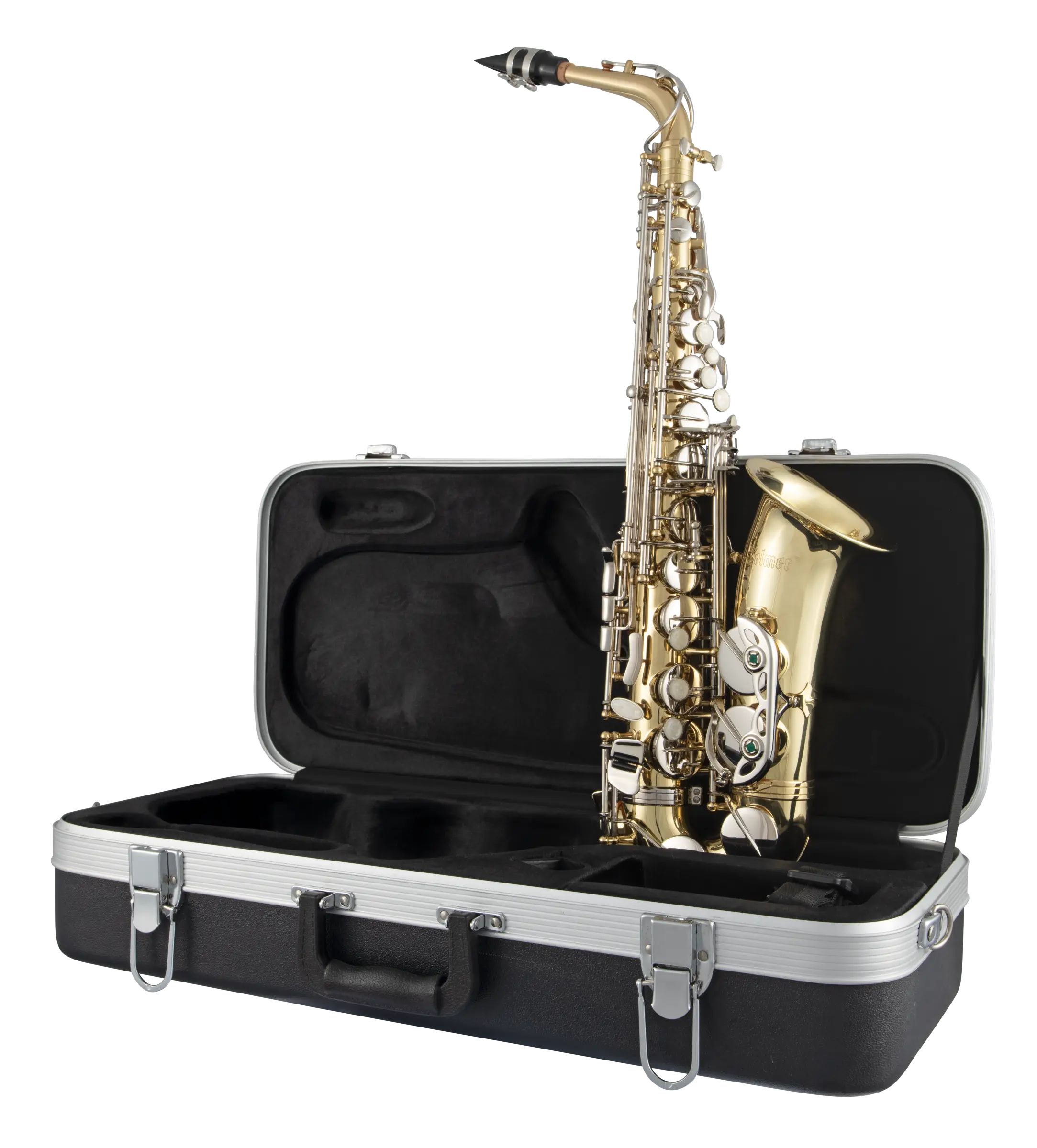 SAS201 Selmer Standard Student Alto Saxophone - zoomed in