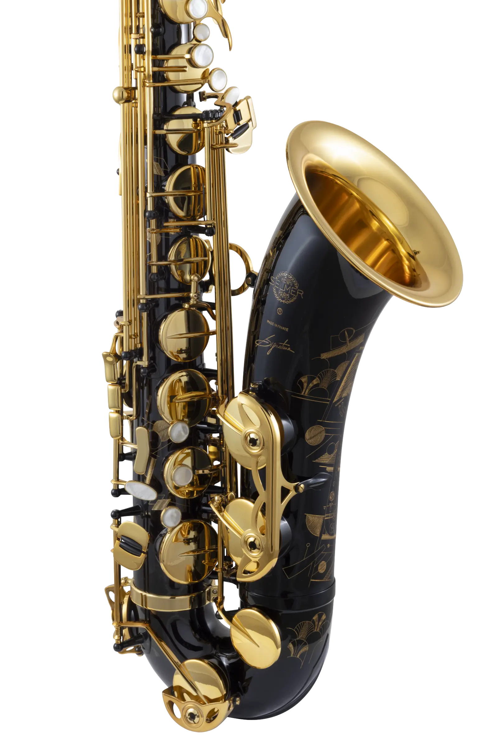 84SIGBL HSP Professional Tenor Saxophone - zoomed in