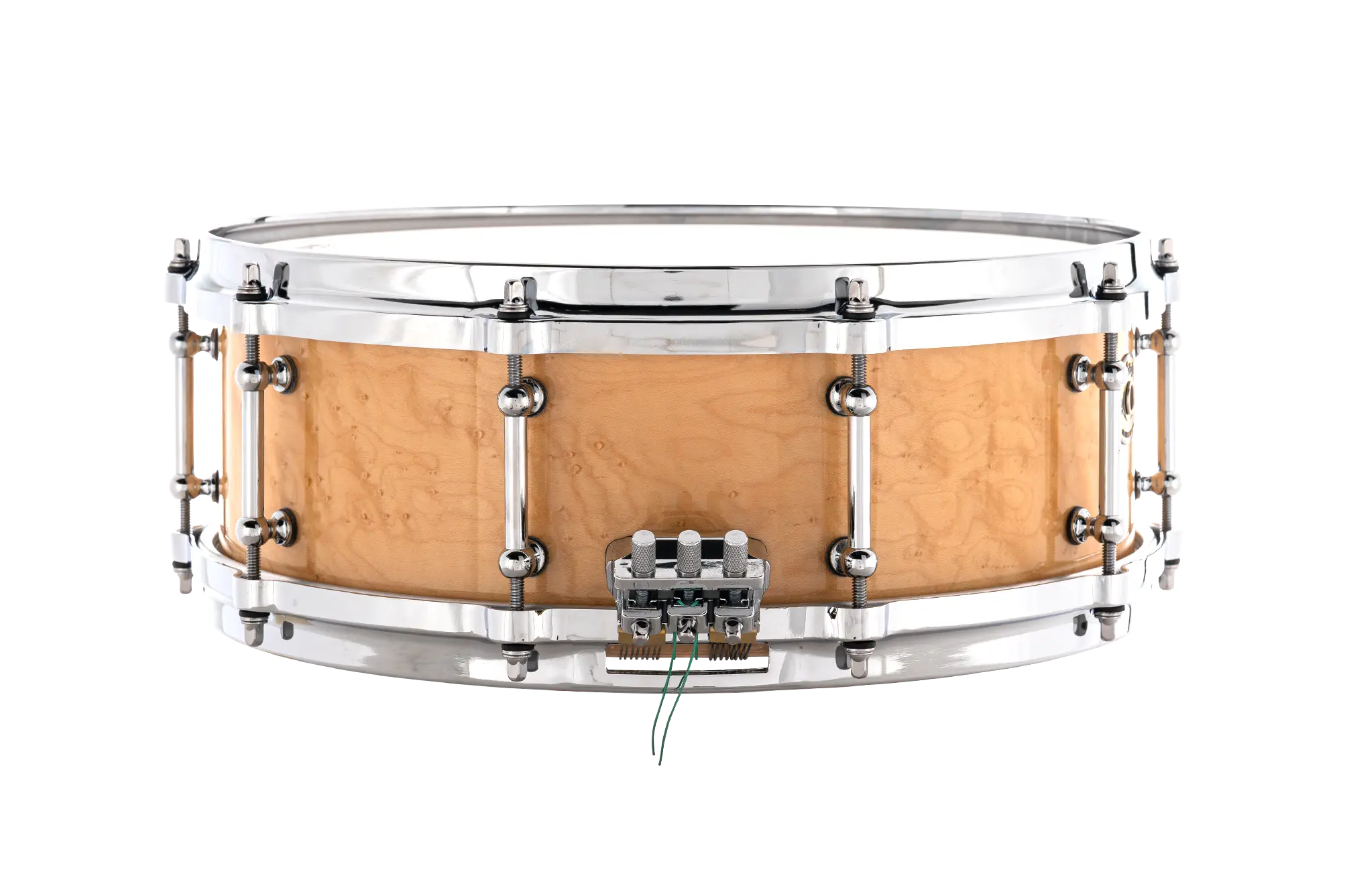 LCS514TDZ6 Ludwig Legacy Maple 5x14 Birdseye Full-Face Concert Snare Drum - zoomed in