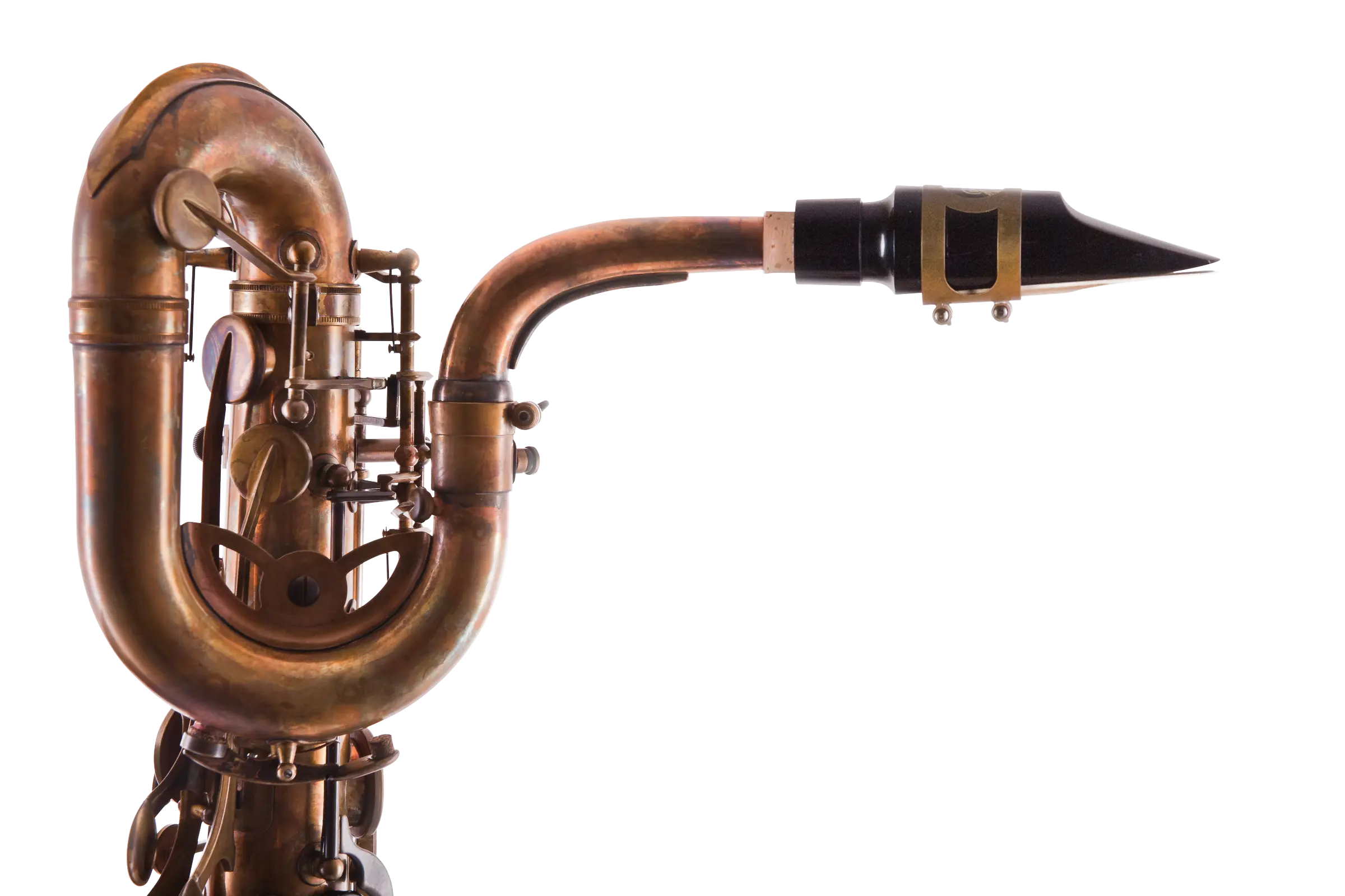 LBS711AB Leblanc Bari Saxophone - zoomed in