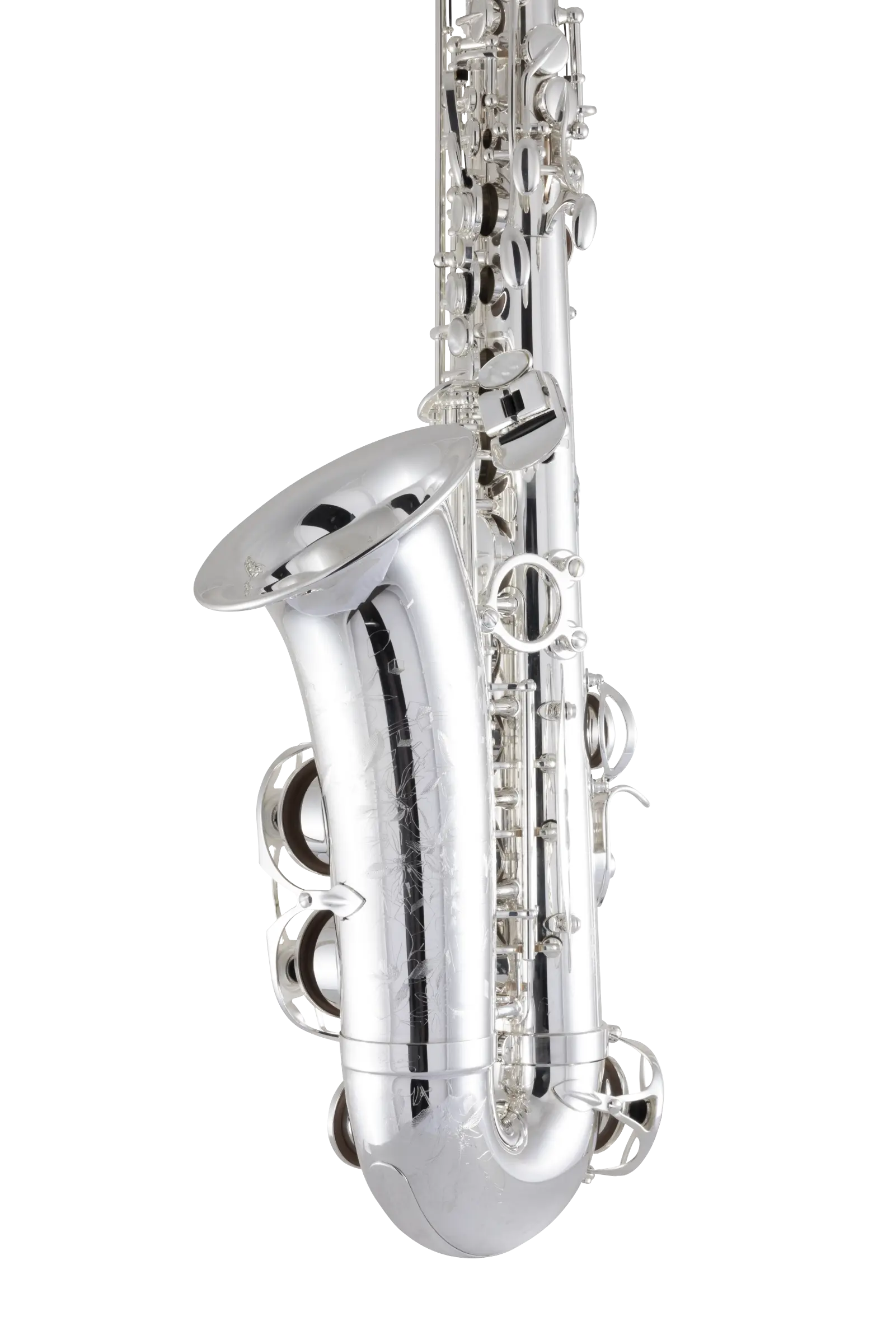 92SP HSP Professional Silver Alto Saxophone In Bk Vr Ls - zoomed in