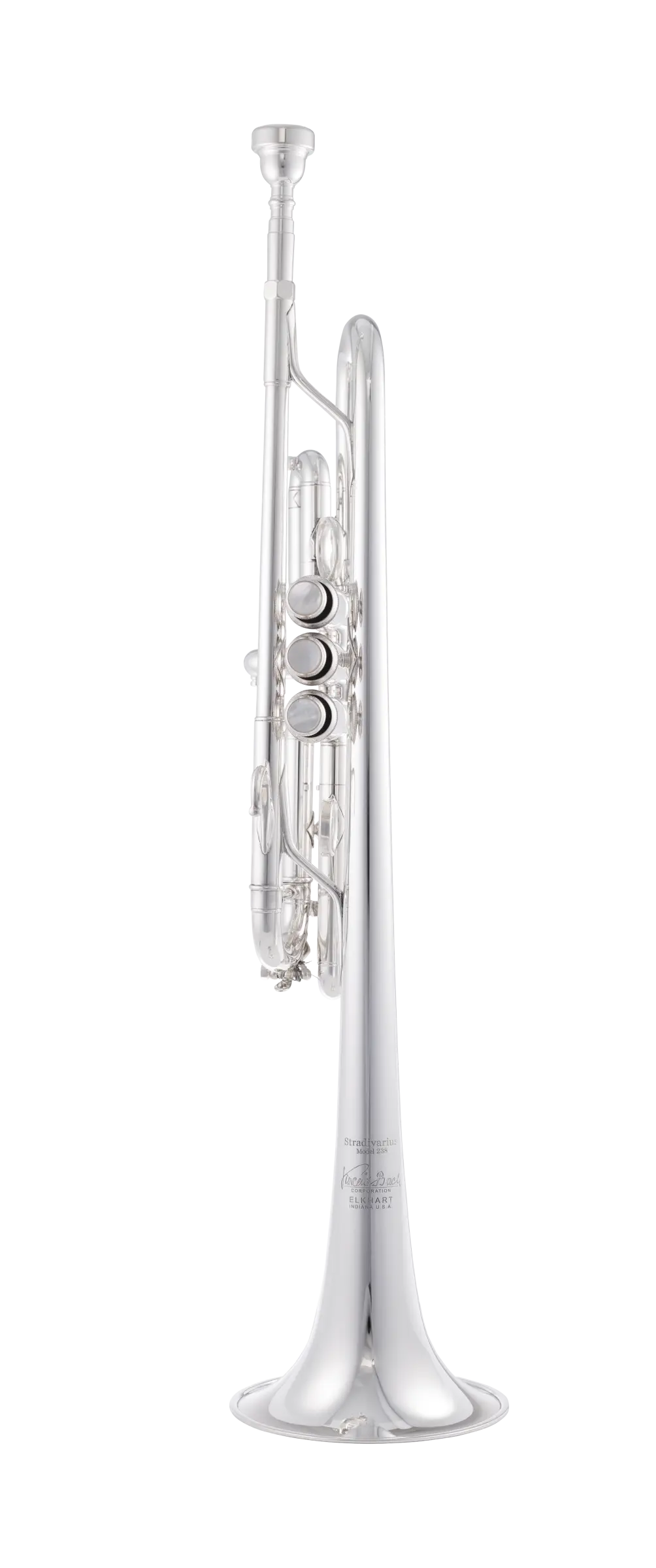 C190SL238VF Bach C Trumpet - zoomed in