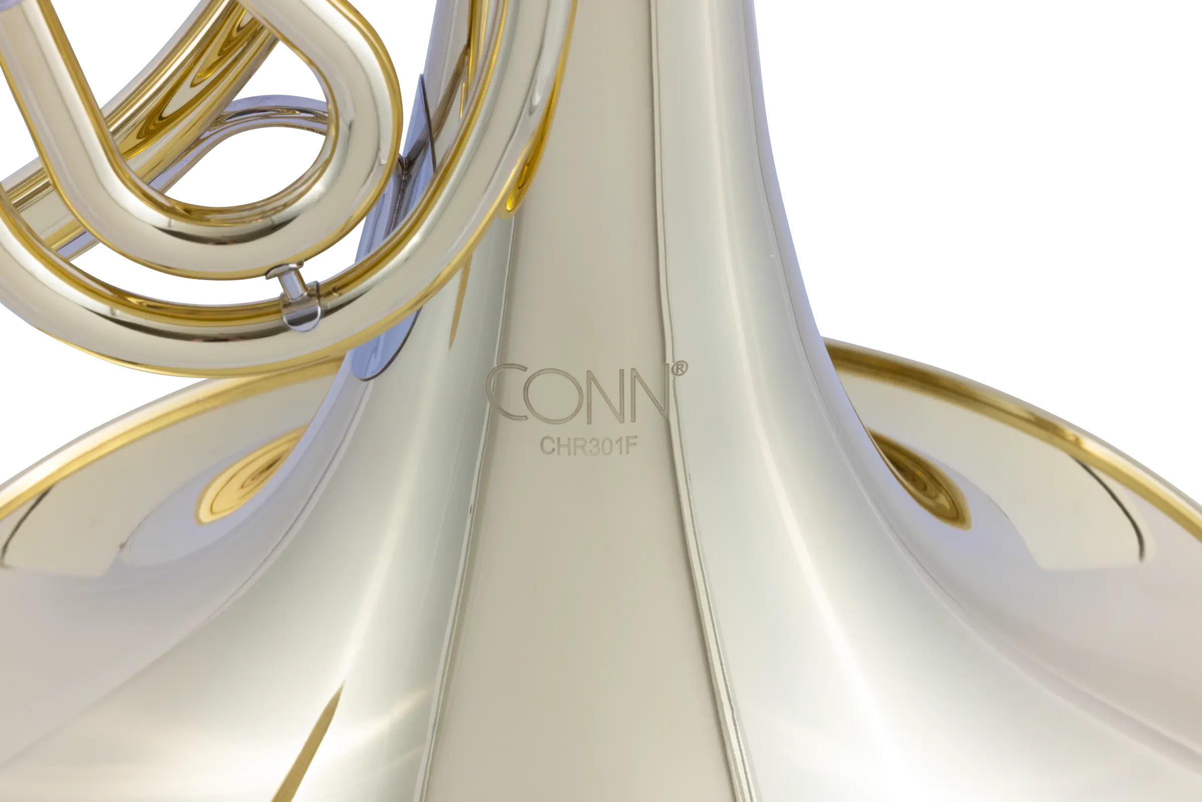 CHR301F Conn Student FrenchHorn - zoomed in