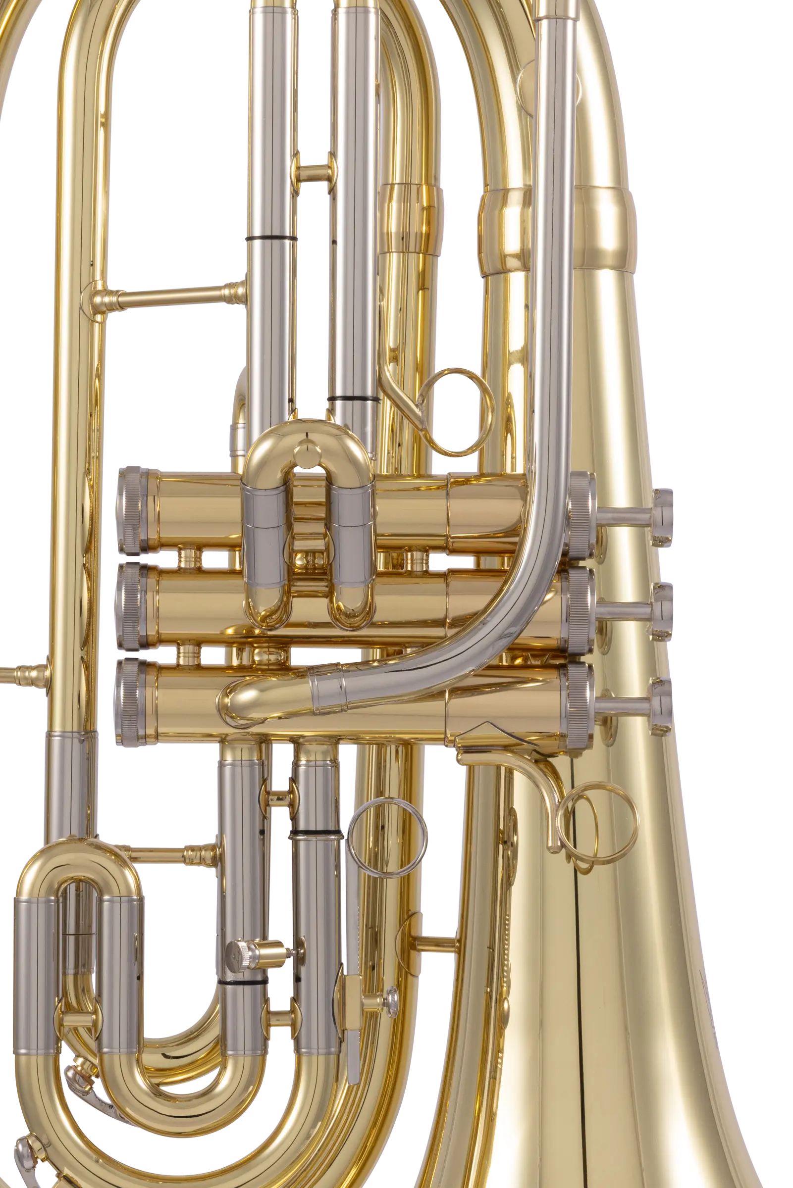 KMB611 King Professional Marching Baritone - zoomed in