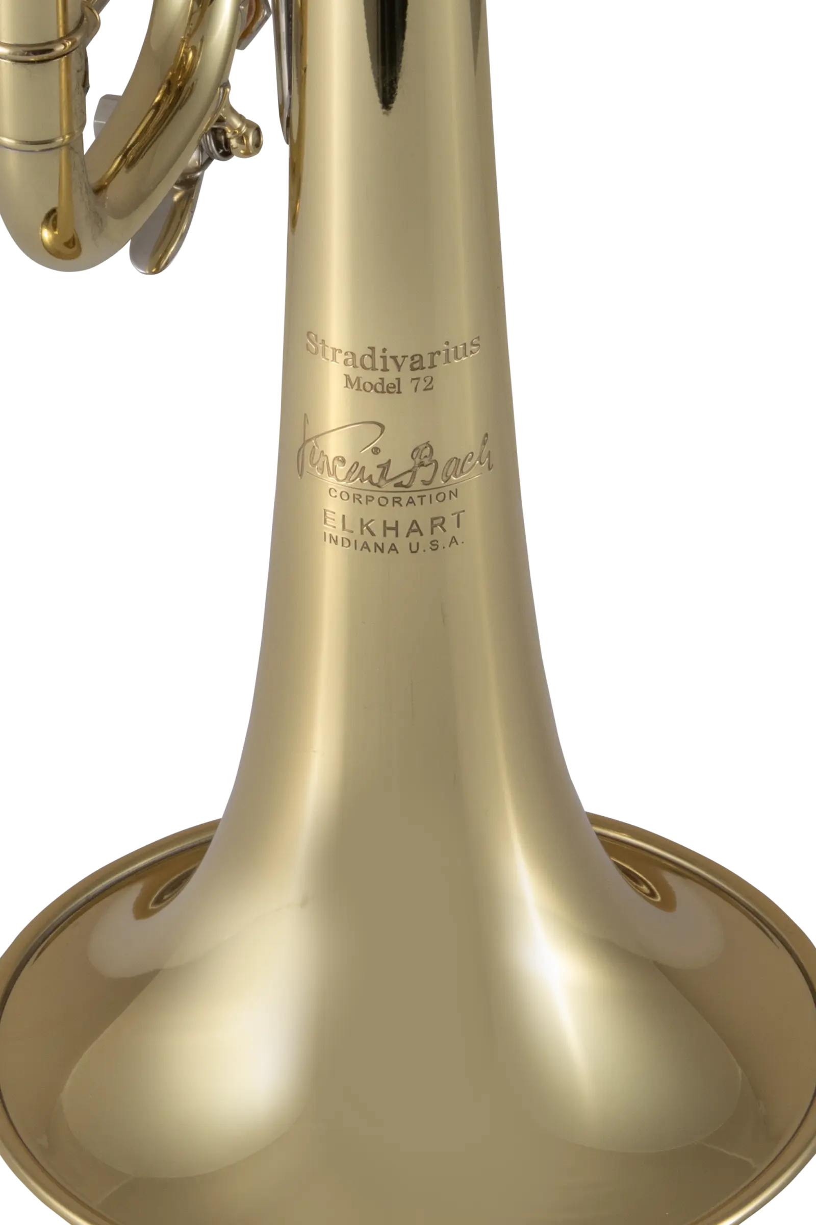 19072X Bach Standard Professional BflatTrumpet - zoomed in