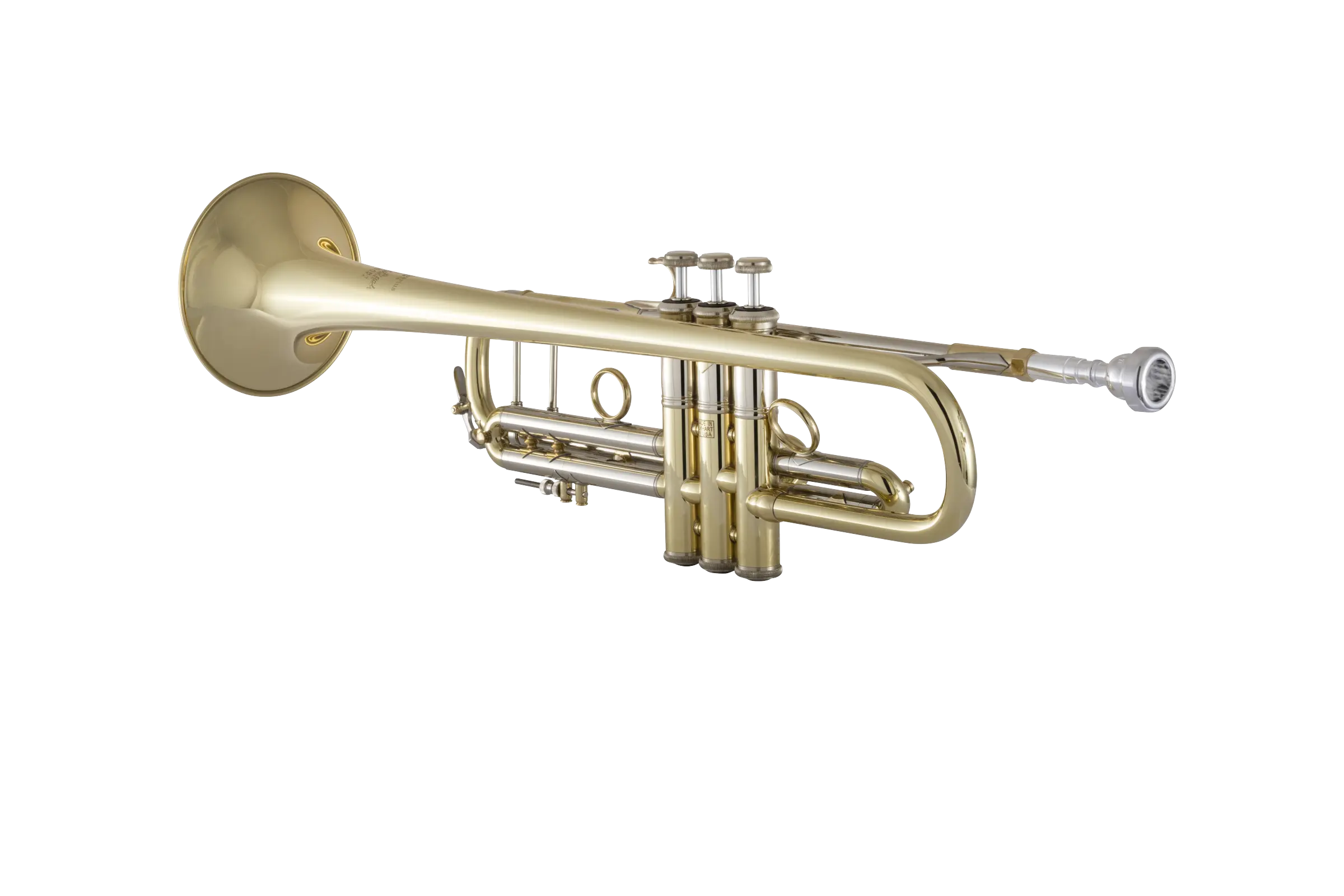 19072V Bach Professional Trumpet - zoomed in