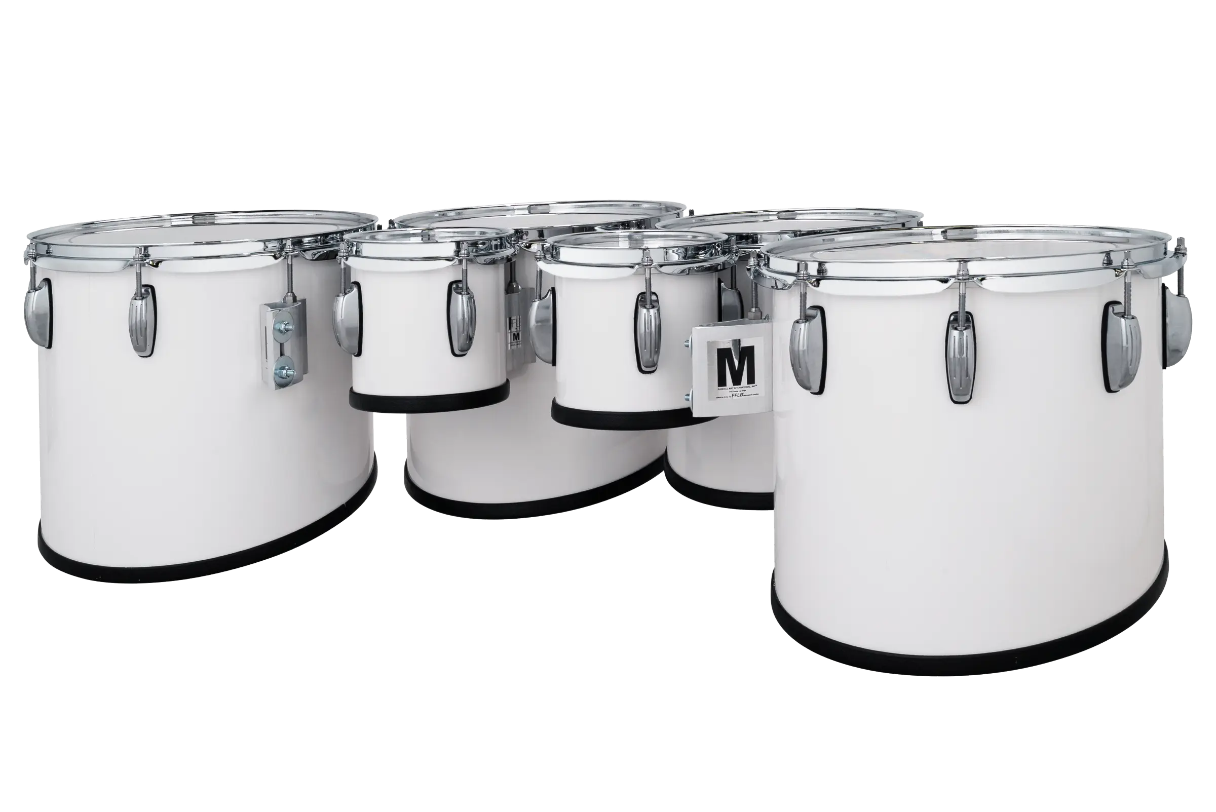 LU2MT660234ACW LUDWIG ULT2 LG HEX TENORS WHITE - zoomed in