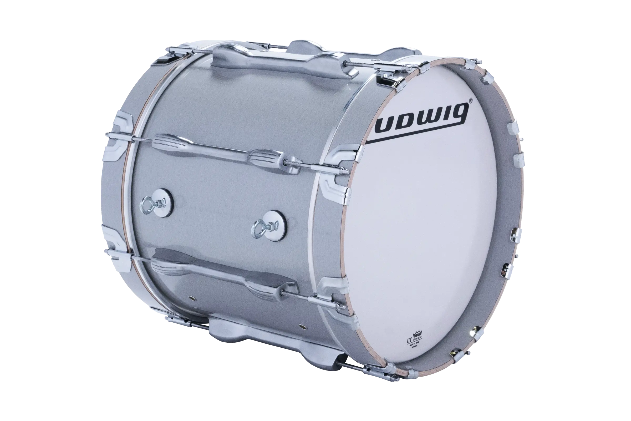 LU2MB16ACG Ludwig 14X16 ULT2 BASS DRUM GRAY - zoomed in