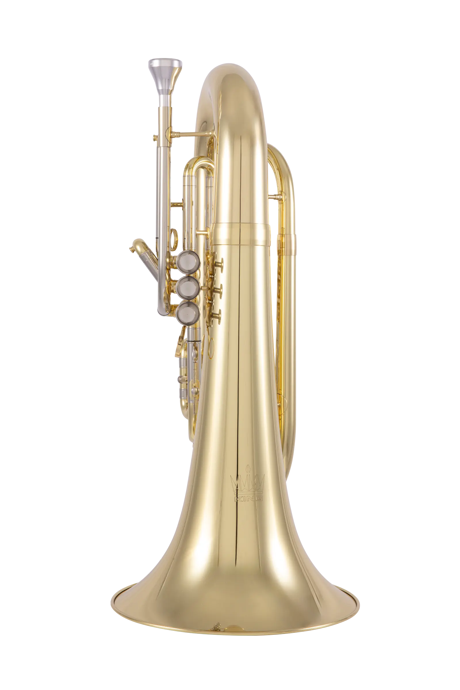 KME611 King Professional Marching Euphonium - zoomed in
