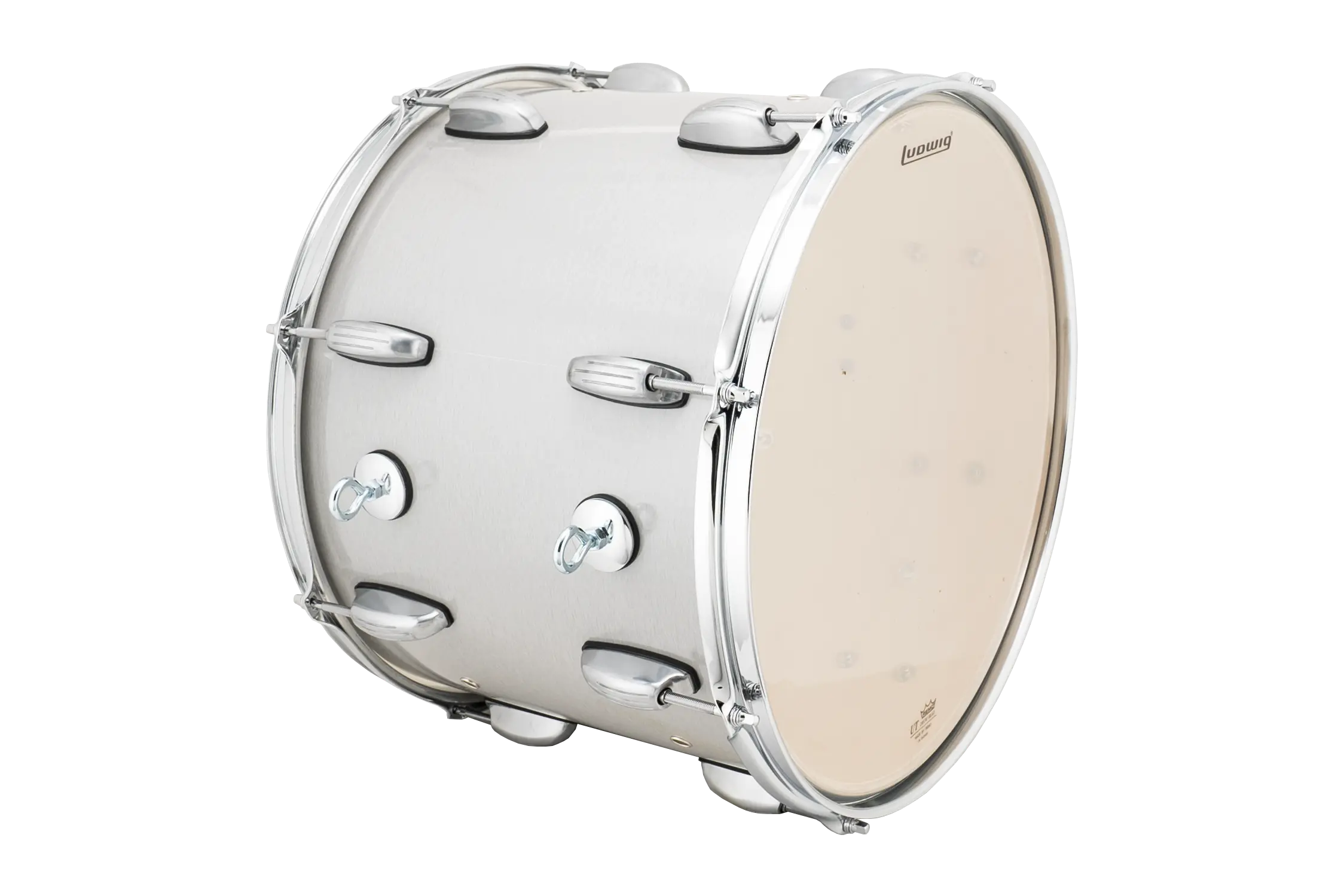 LUCT16P7 Ludwig 12X16 Ultimate Chest Tenor Grey - zoomed in