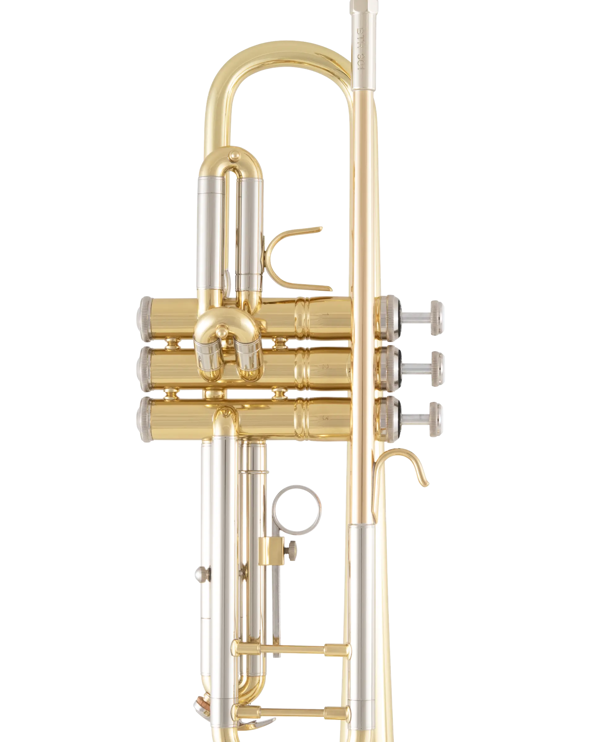 BTR301 Bach Student Trumpet D - zoomed in