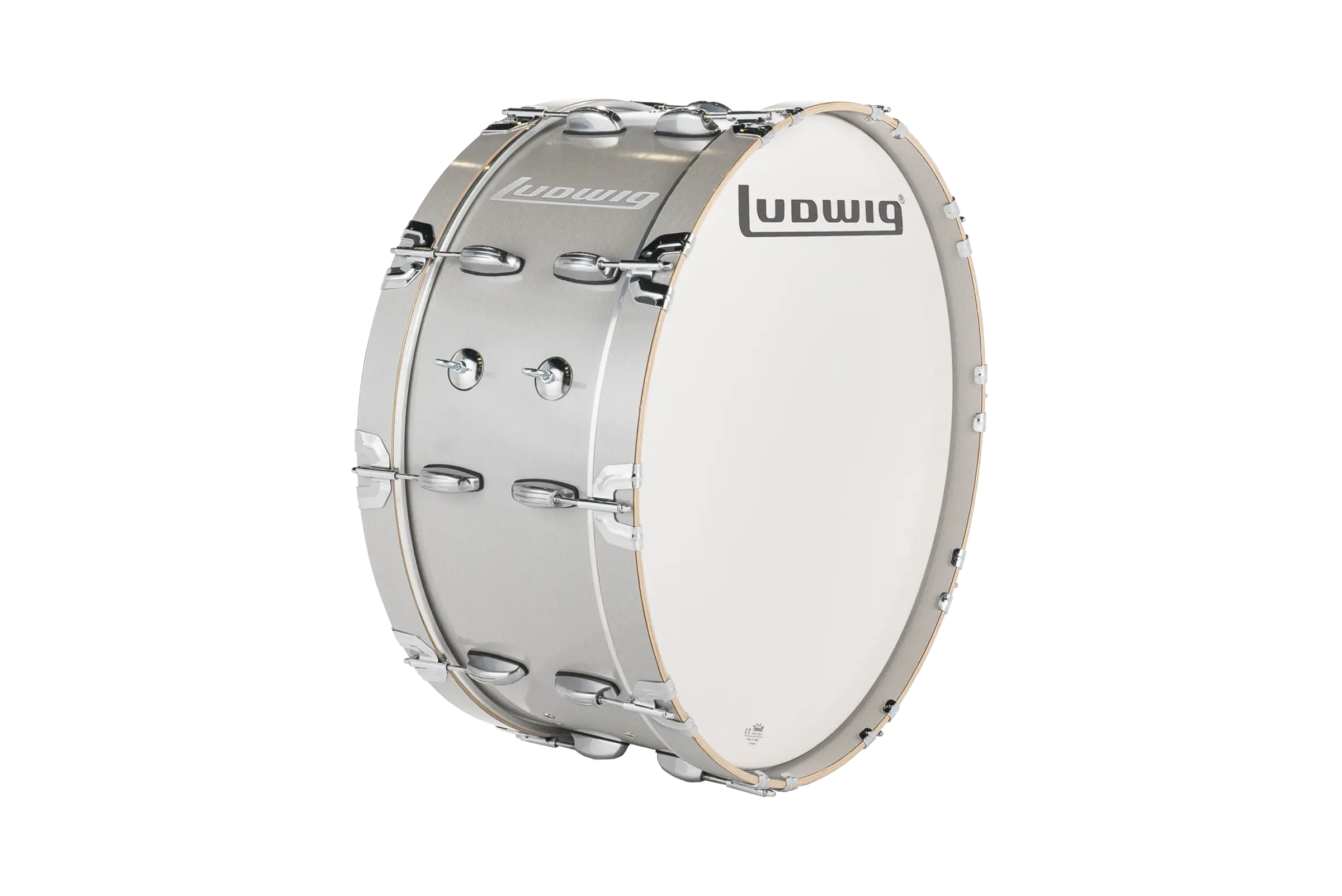 LUSB26P7 Ludwig 10X26 Scotch Bass Grey - zoomed in