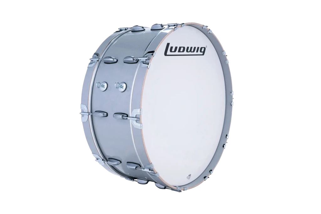 LU2SB28ACG Ludwig 10X28 ULT2 SCOTCH BASS GRAY