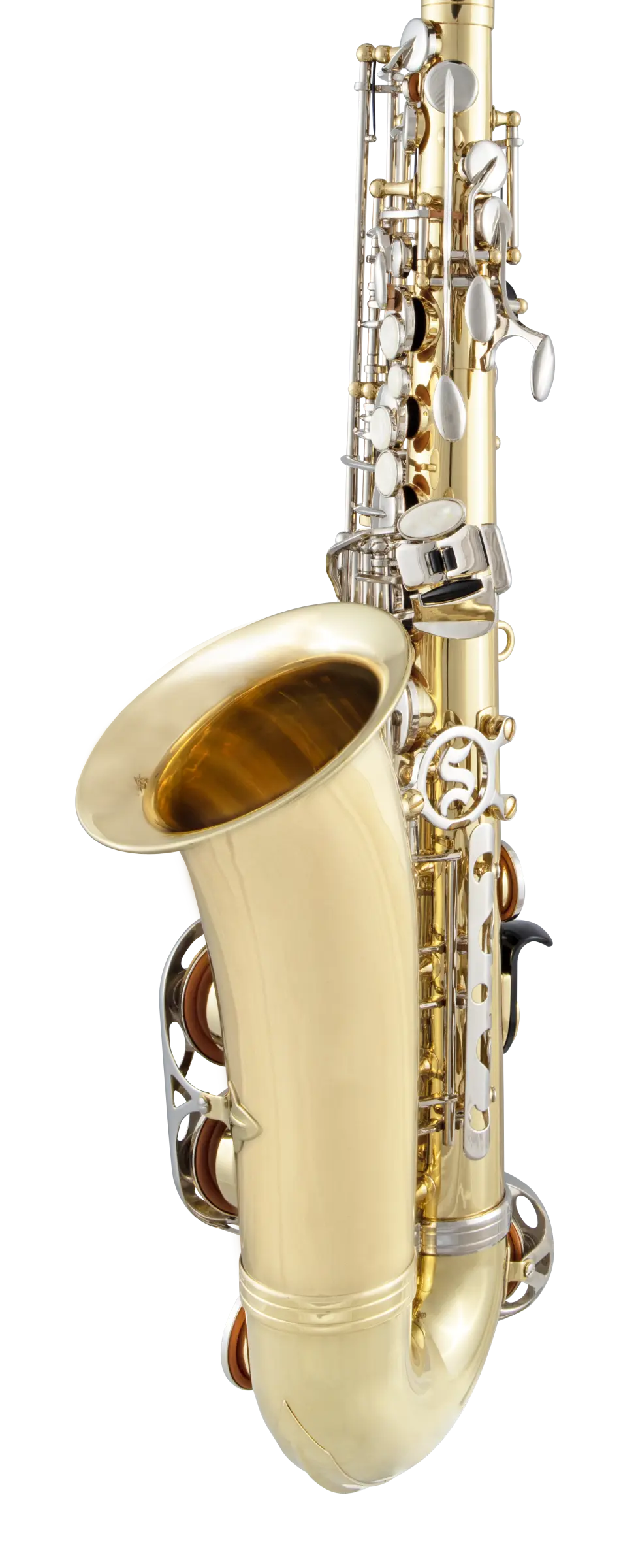 SAS201 Selmer Standard Student Alto Saxophone - zoomed in