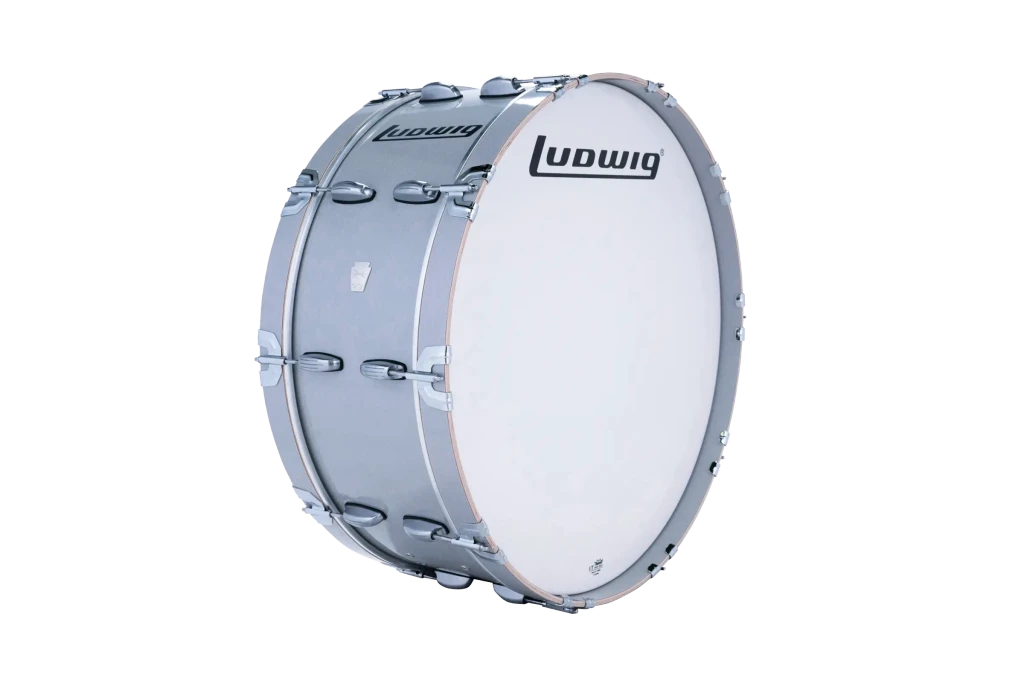 LU2SB28ACG Ludwig 10X28 ULT2 SCOTCH BASS GRAY