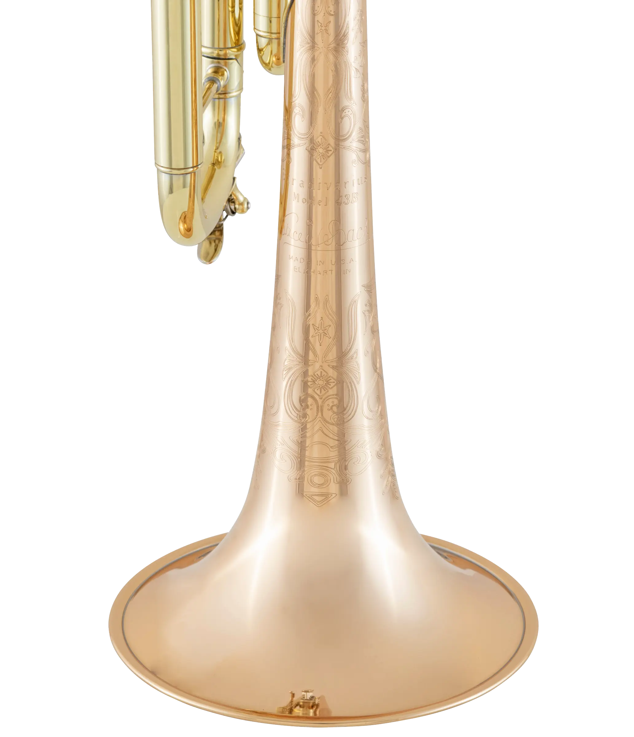 LR19043B Bach LacquerFinish Trumpet In Fr Vr Xcu Eg - zoomed in