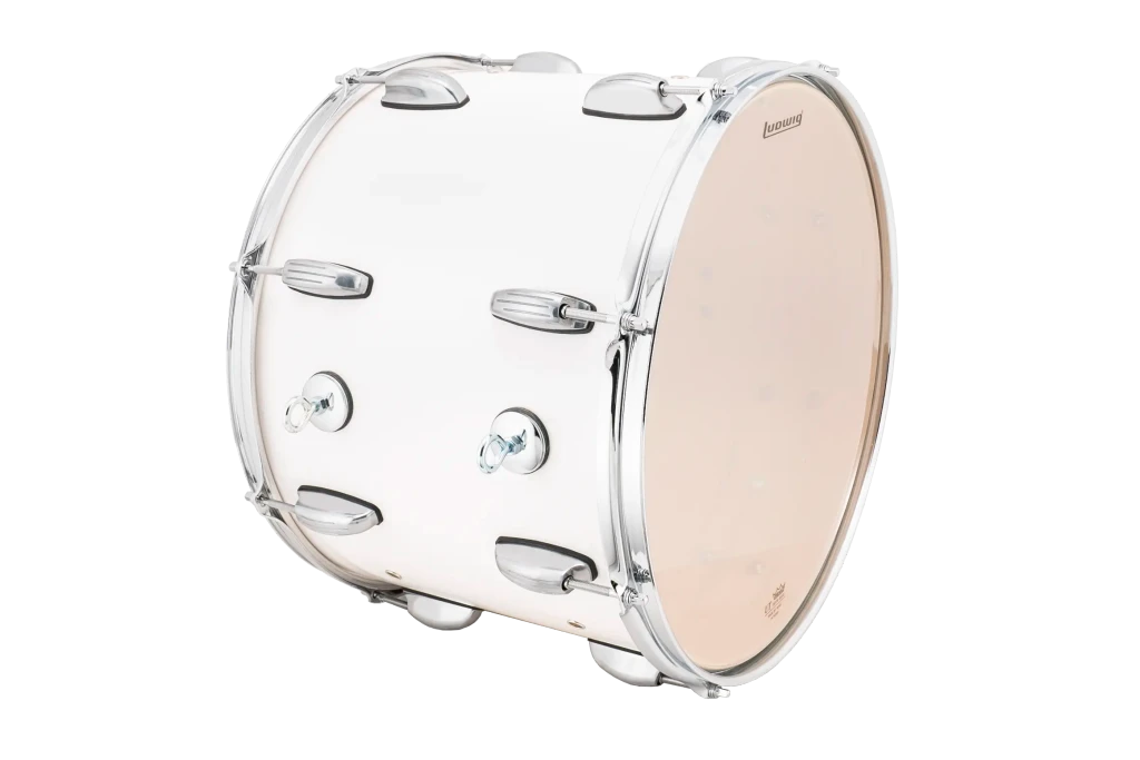 LUCT16PW Ludwig 12X16 Ultimate Chest Tenor White
