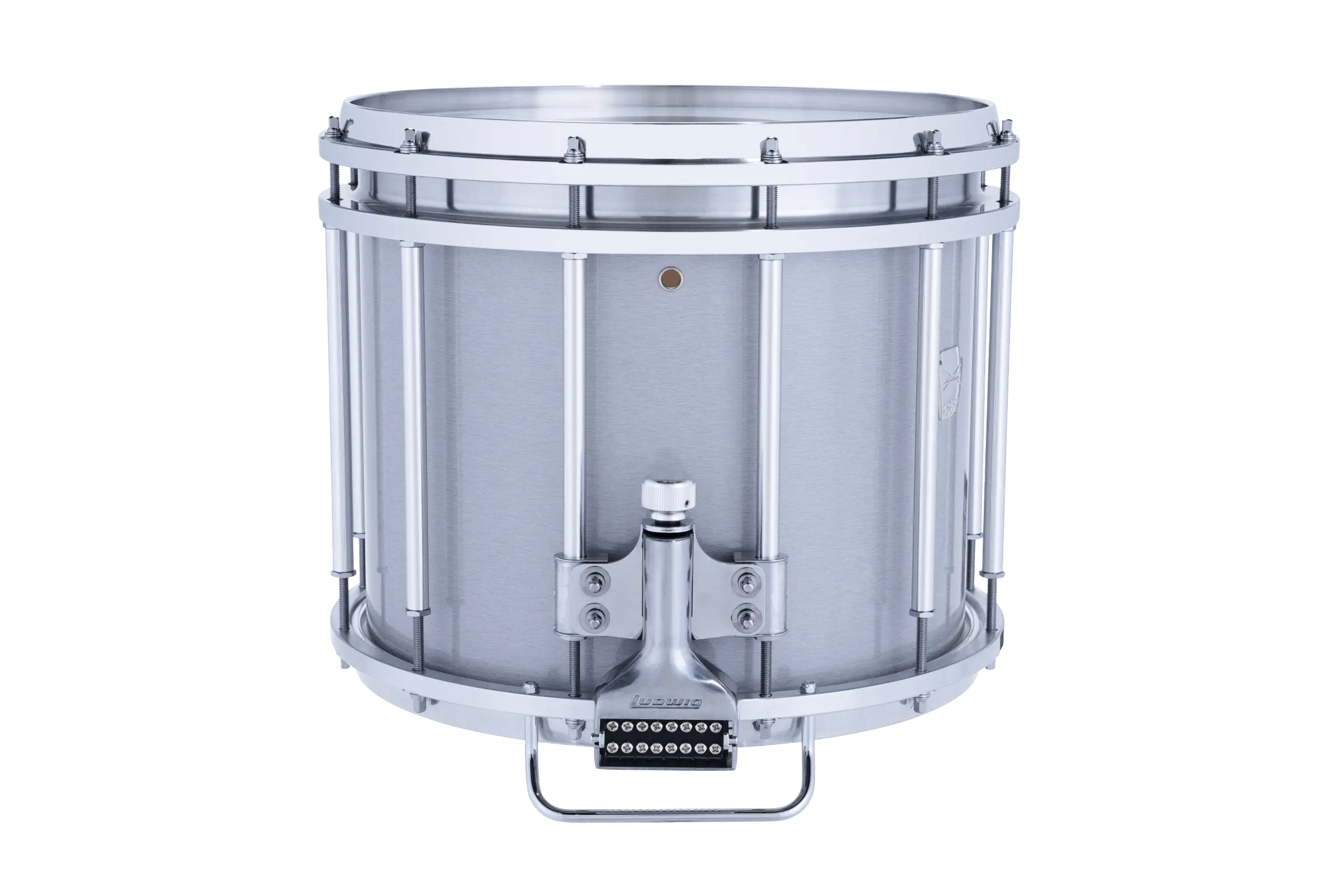 LU2MS24ACG Ludwig 12X14 ULT2 SNARE DRUM GRAY - zoomed in