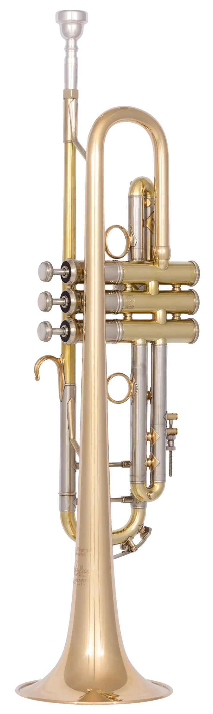 190L65GVU Bach Professional Trumpet - zoomed in