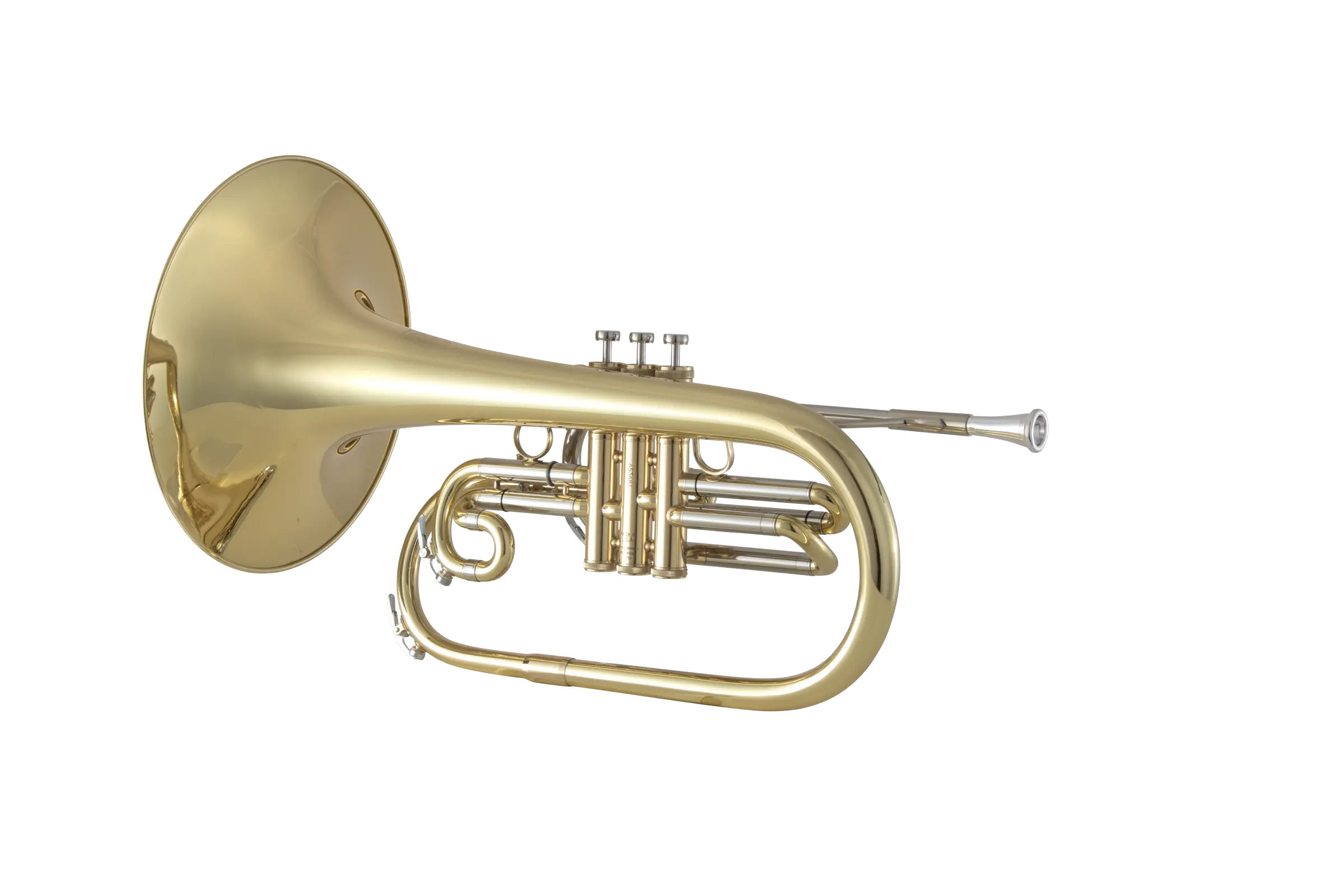 KMP611 King Standard Stepup Mellophone - zoomed in