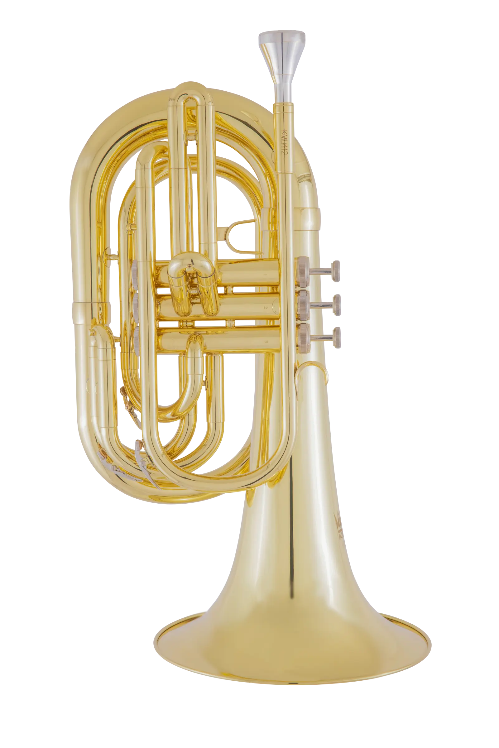 KMB412 King Performance Marching Baritone - zoomed in