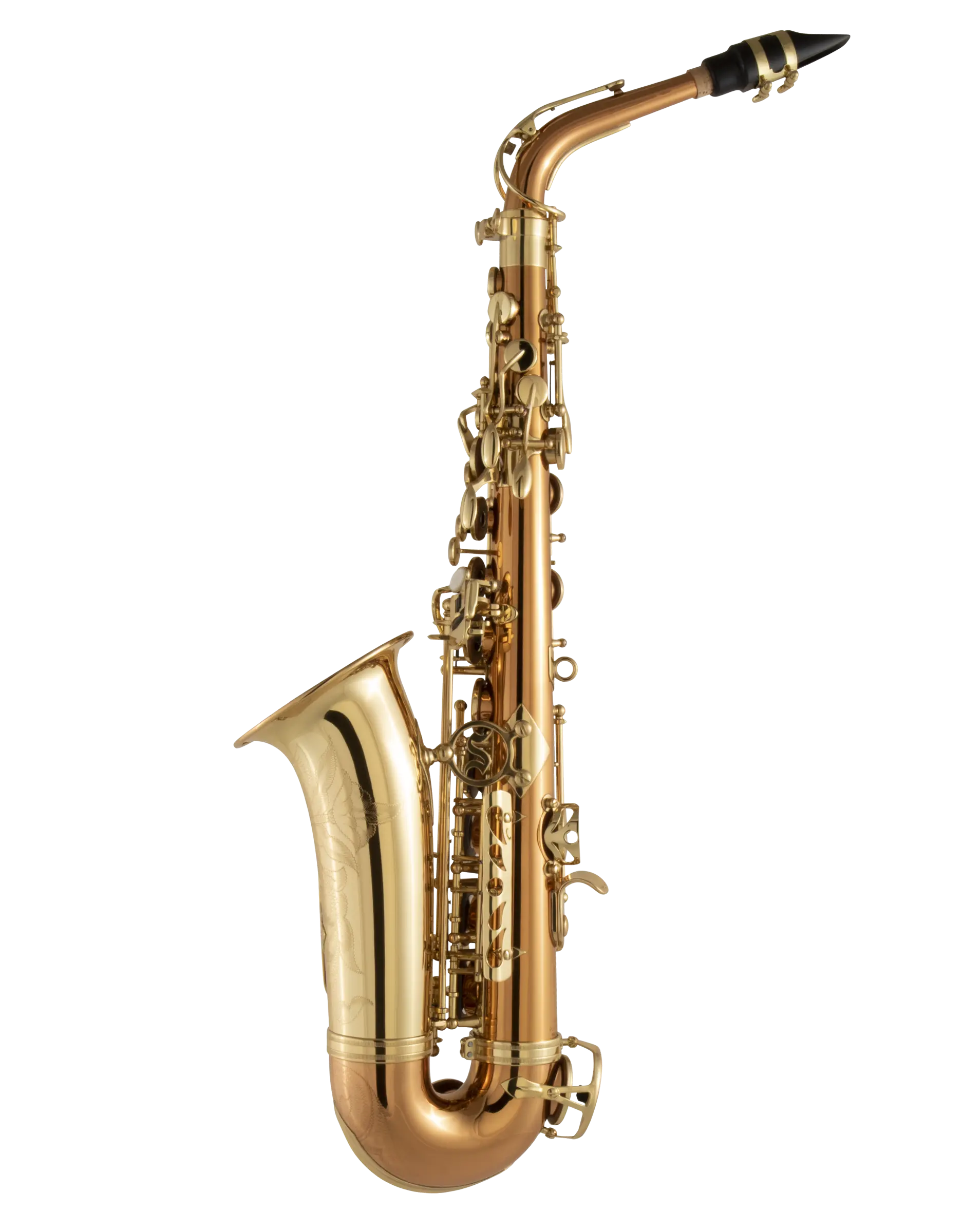 SAS511C Selmer Copper Intermediate Alto Saxophone In Bk Vr - zoomed in