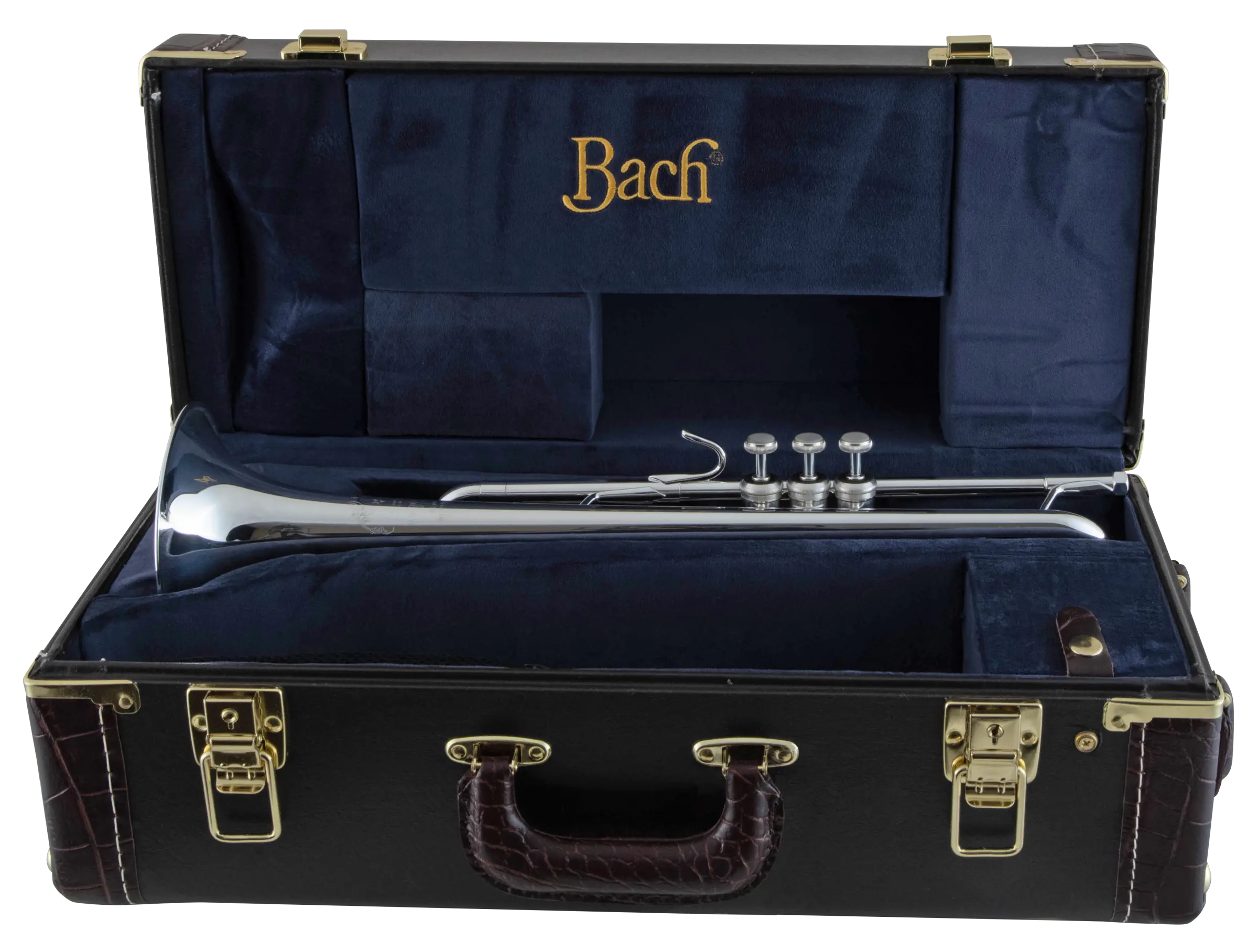 LT190S1B Bach Silver-PlatedFinish Trumpet Ic Fr Hz Fs2 - zoomed in